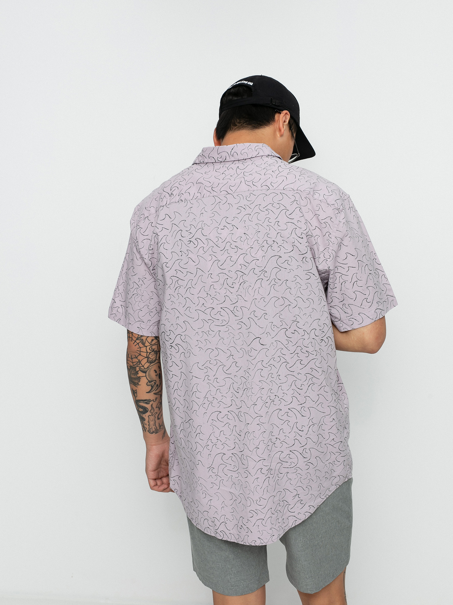 Koszula RVCA Oblow Waves (pale lilac)