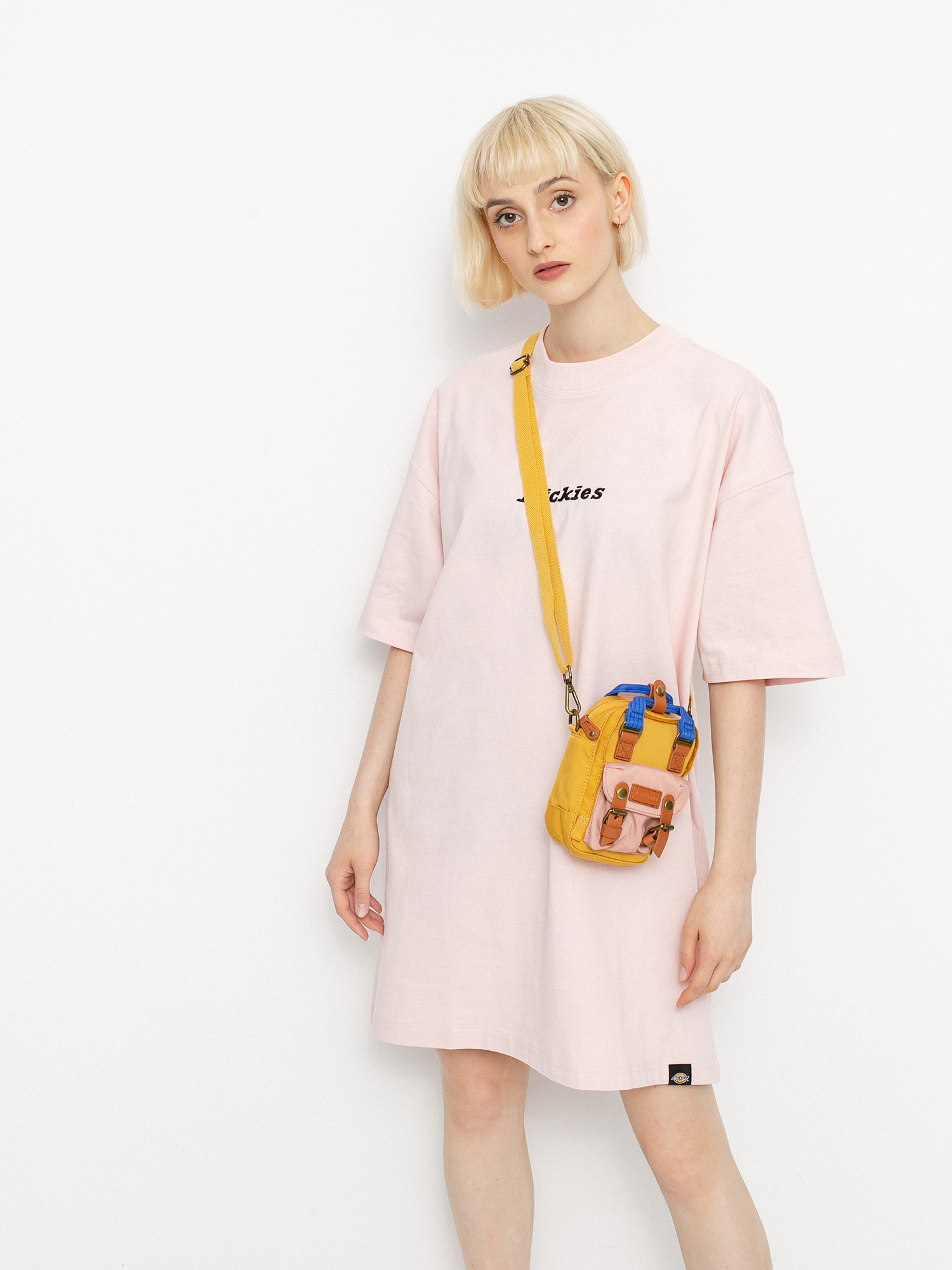 Saszetka Doughnut Macaroon Tiny (yellow x rose)