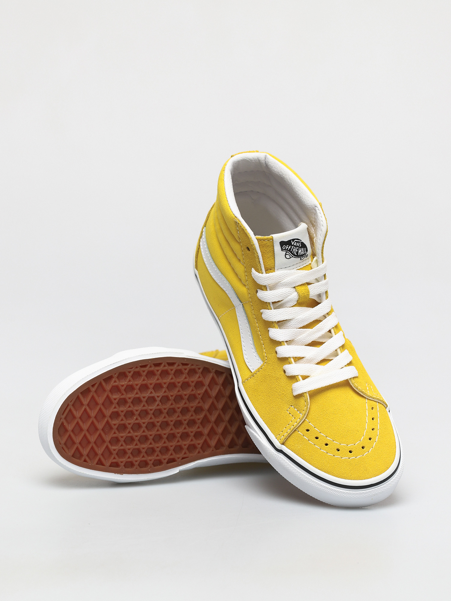 Buty Vans Sk8 Hi (cyber yellow/true white)