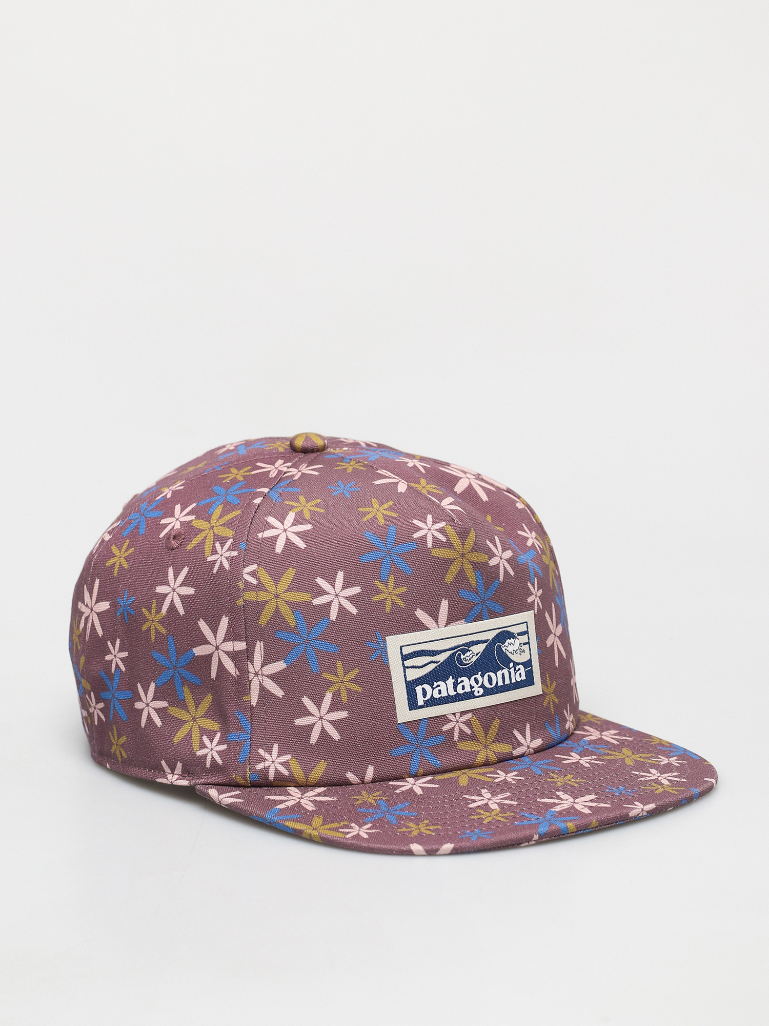 Czapka z daszkiem Patagonia Boardshort Label Funfarer ZD (fish flowers small/hyssop purple)