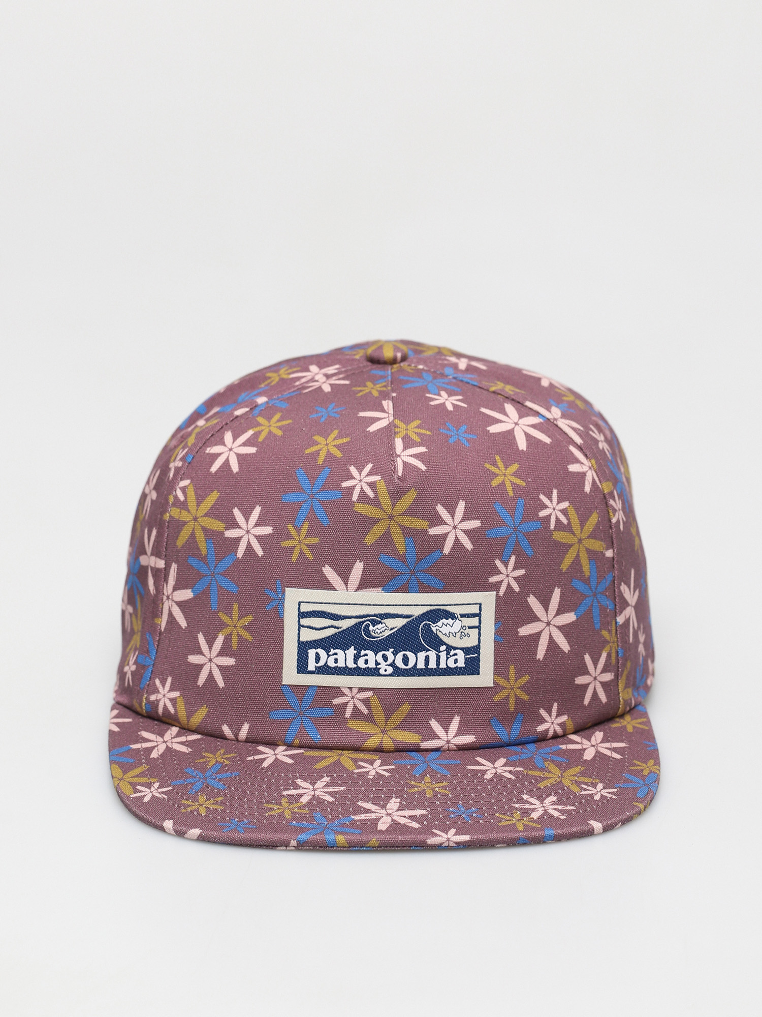 Czapka z daszkiem Patagonia Boardshort Label Funfarer ZD (fish flowers small/hyssop purple)