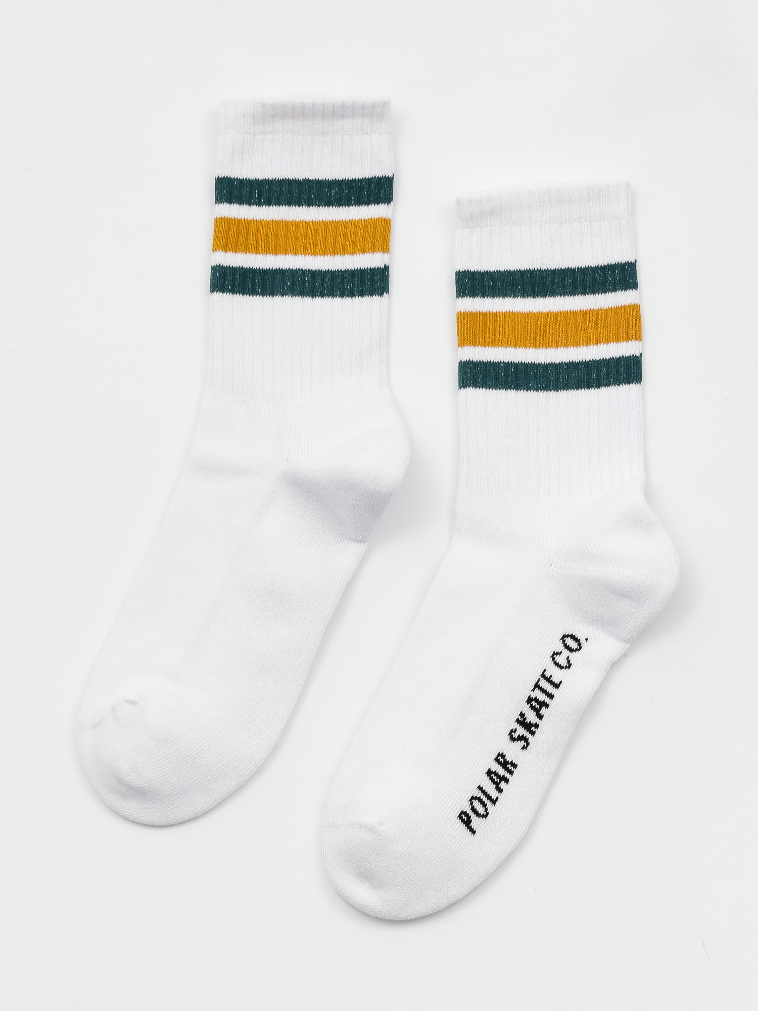 Skarpetki Polar Skate Stripe (white/teal/orange)
