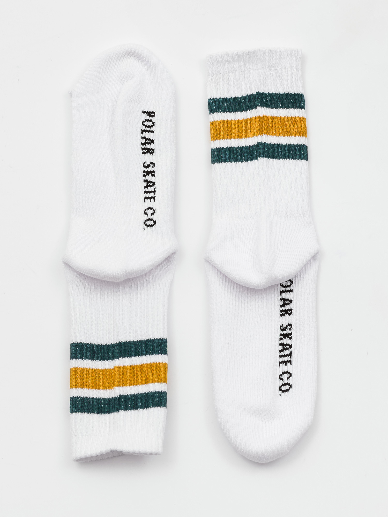 Skarpetki Polar Skate Stripe (white/teal/orange)