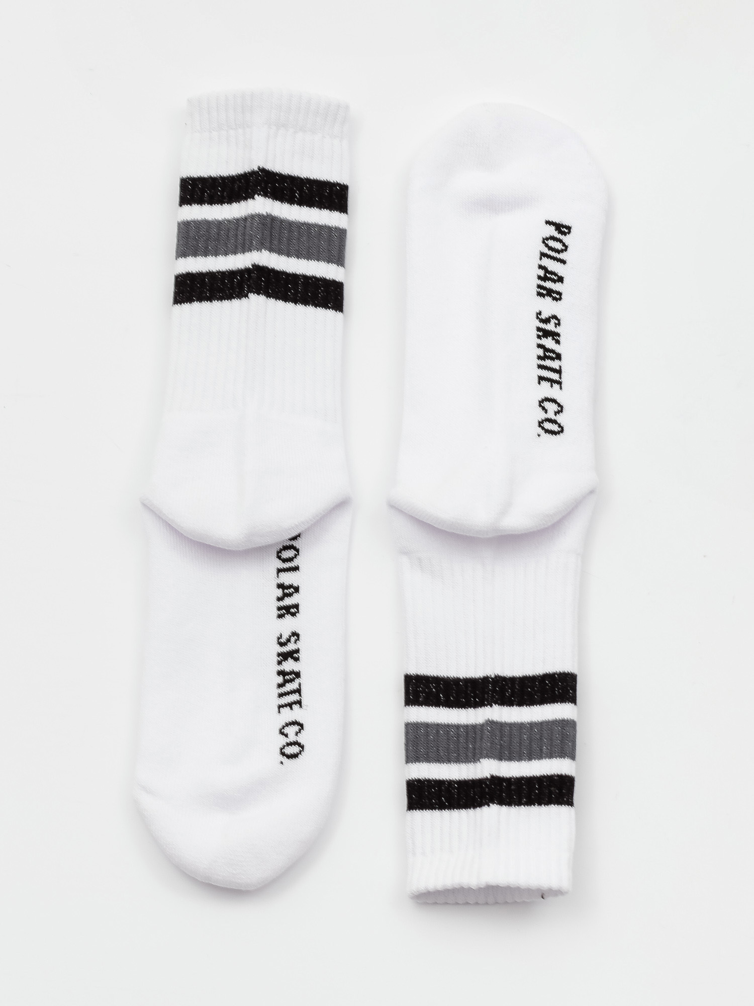 Skarpetki Polar Skate Stripe (white/black/grey)