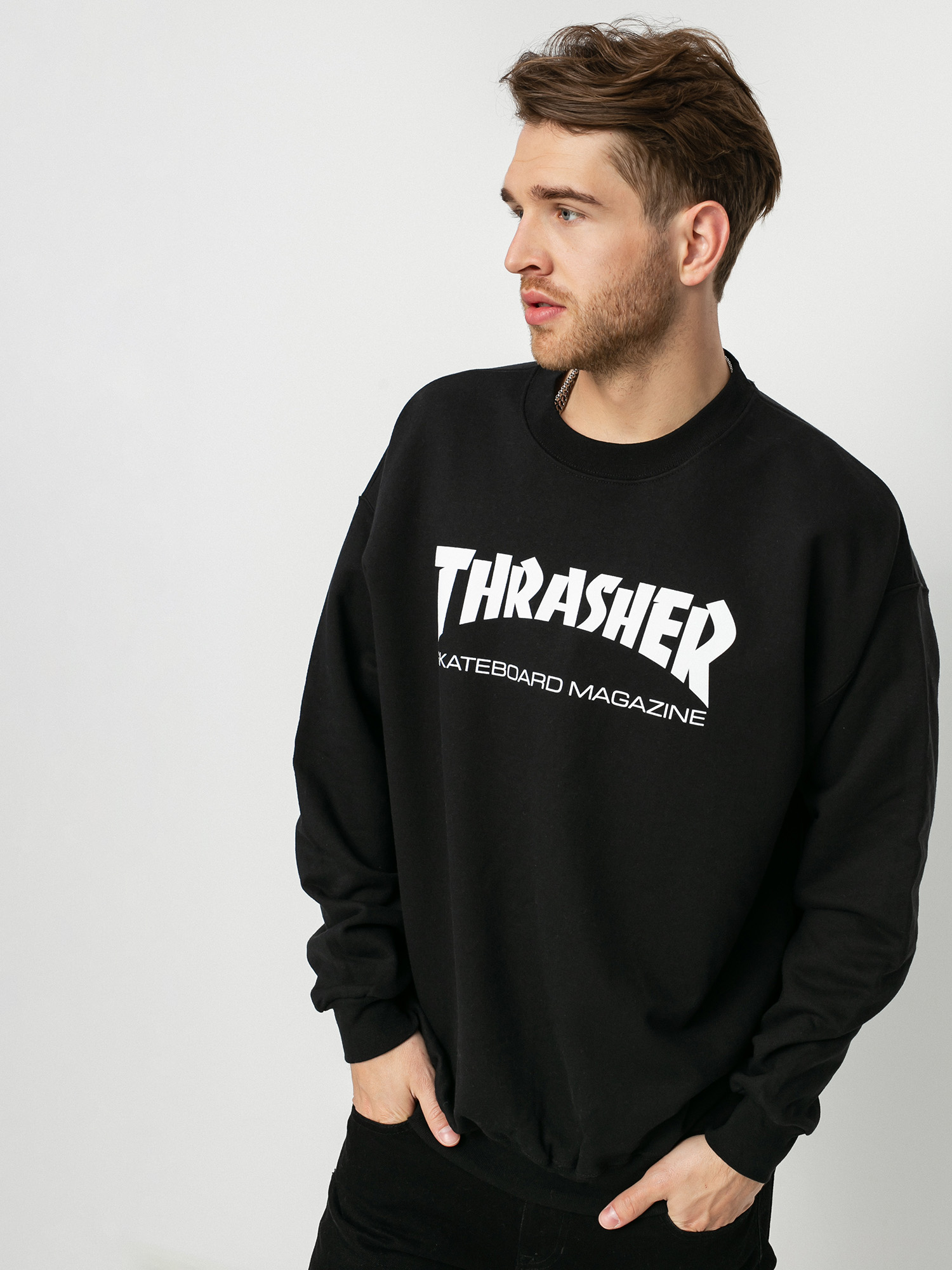 Bluza Thrasher Skate Mag Crew (black)