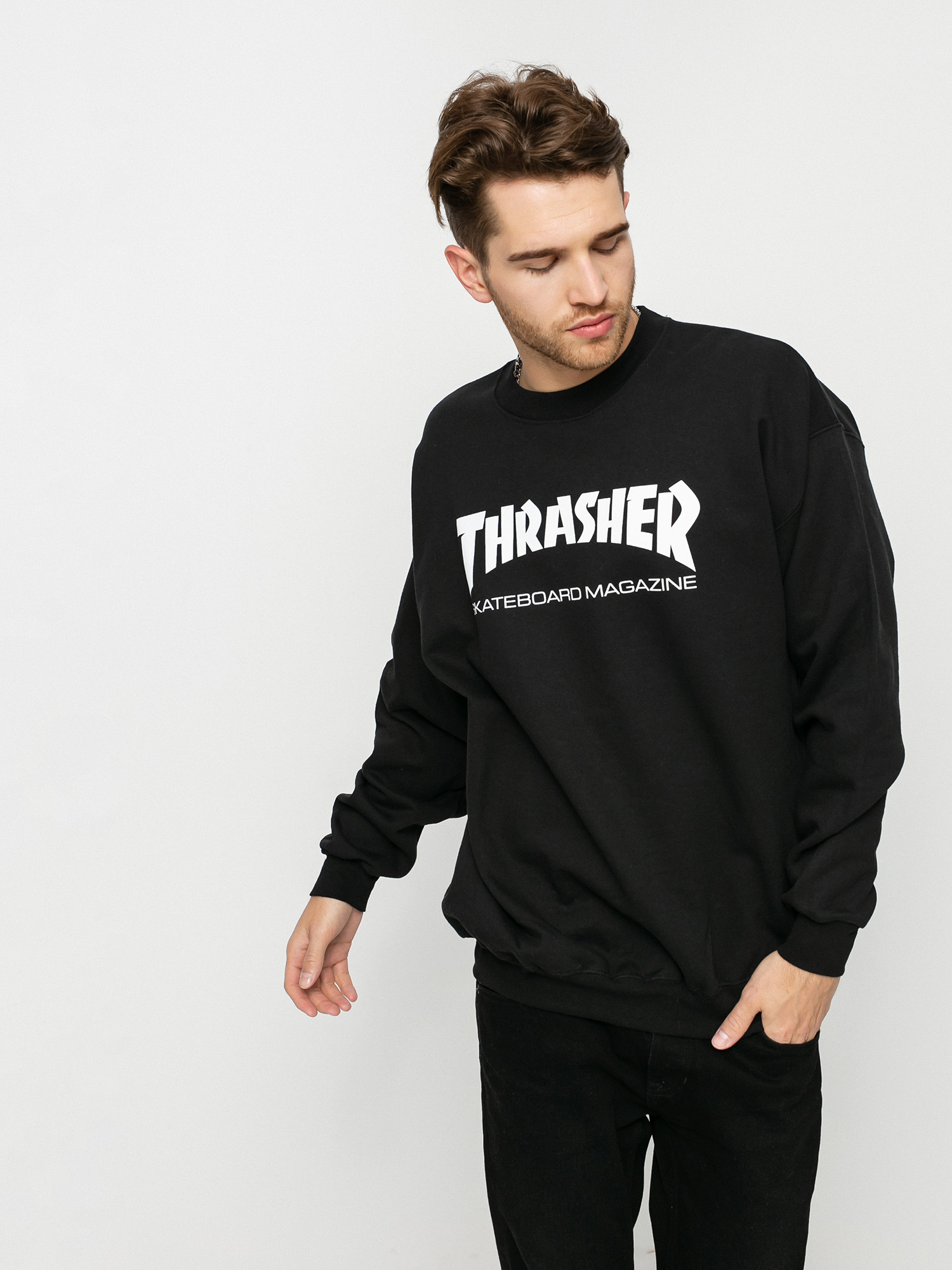 Bluza Thrasher Skate Mag Crew (black)