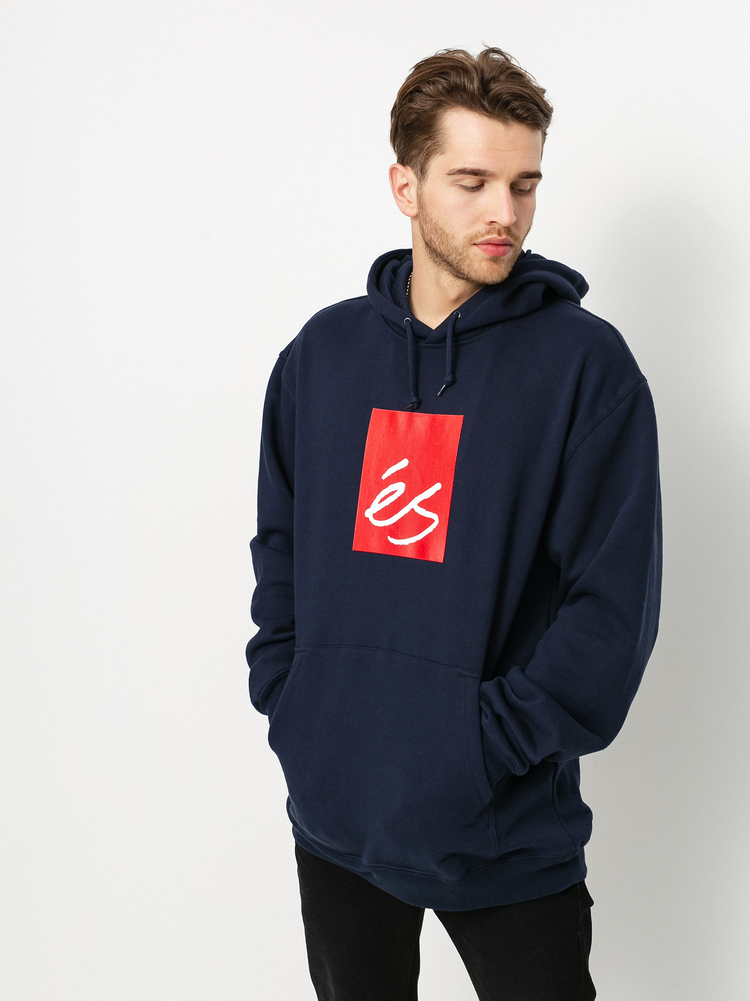 Bluza z kapturem eS Main Block HD (navy)