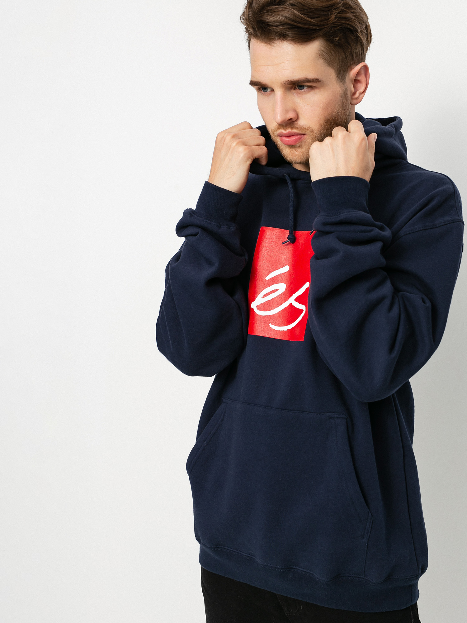 Bluza z kapturem eS Main Block HD (navy)