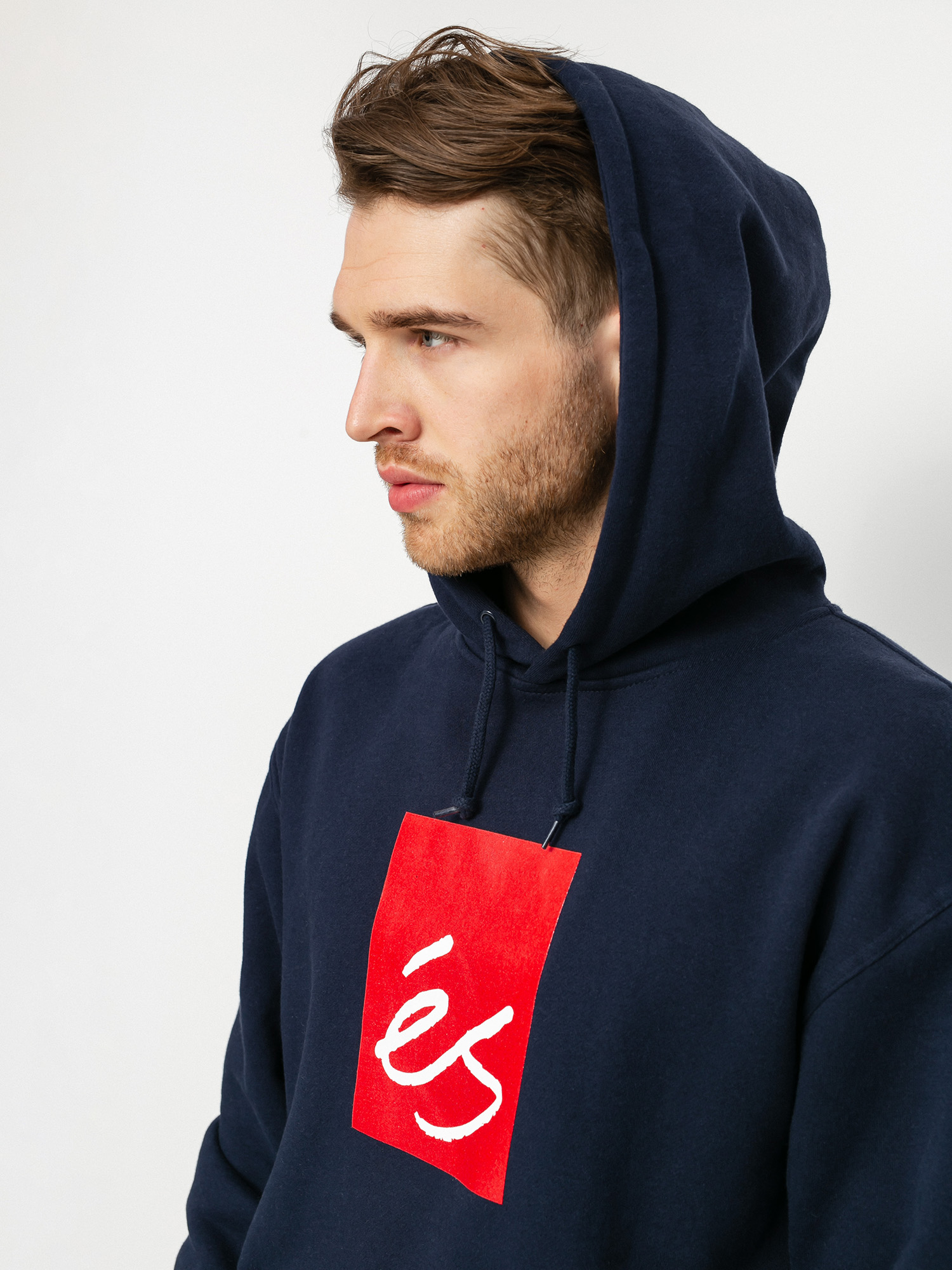 Bluza z kapturem eS Main Block HD (navy)