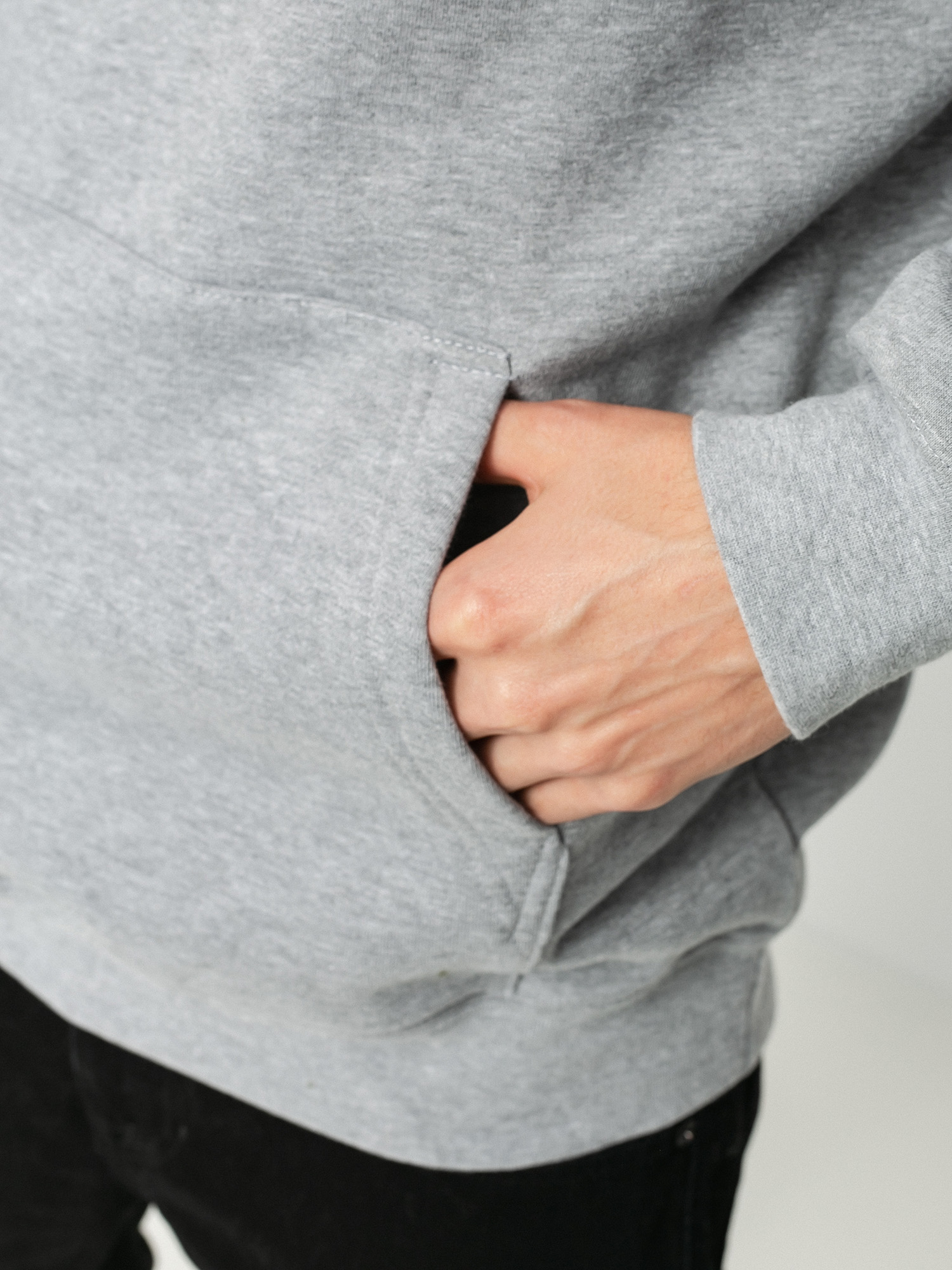 Bluza z kapturem Emerica Stacked HD (grey/heather)