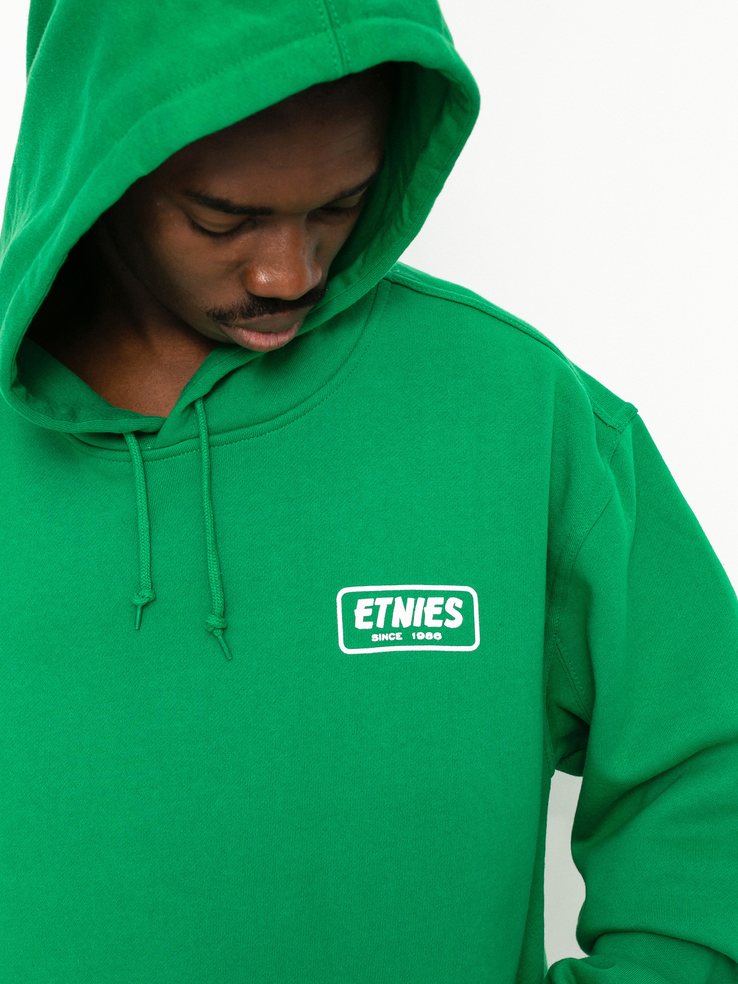 Bluza z kapturem Etnies Quality Control HD (green/white)