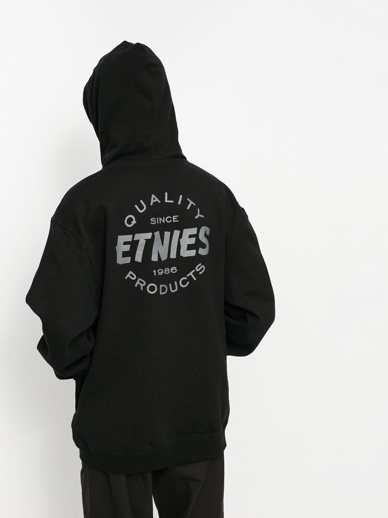 Bluza z kapturem Etnies Quality Control HD (black/charcoal)