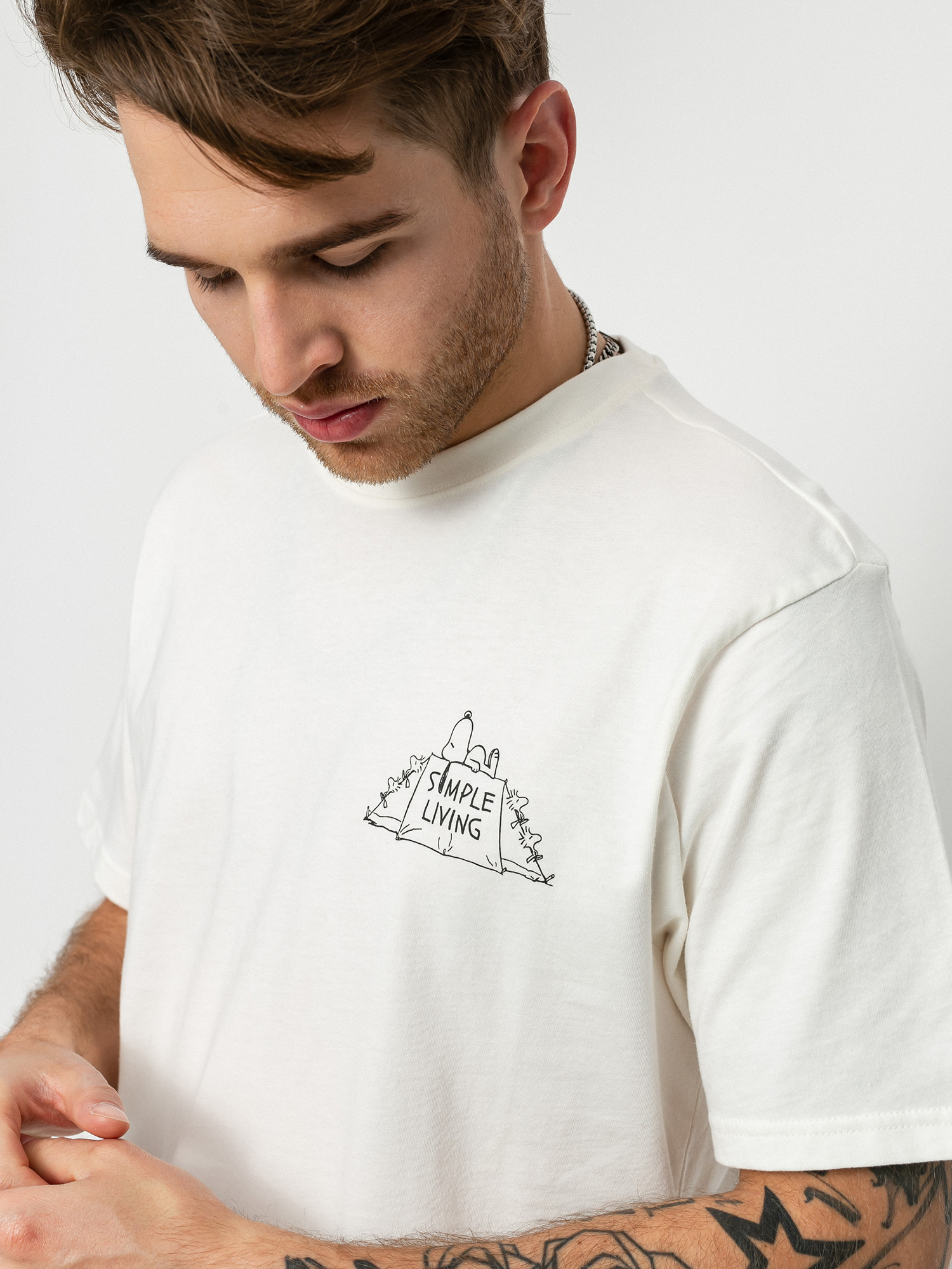 T-shirt Element Peanuts Simple Livin (off white)