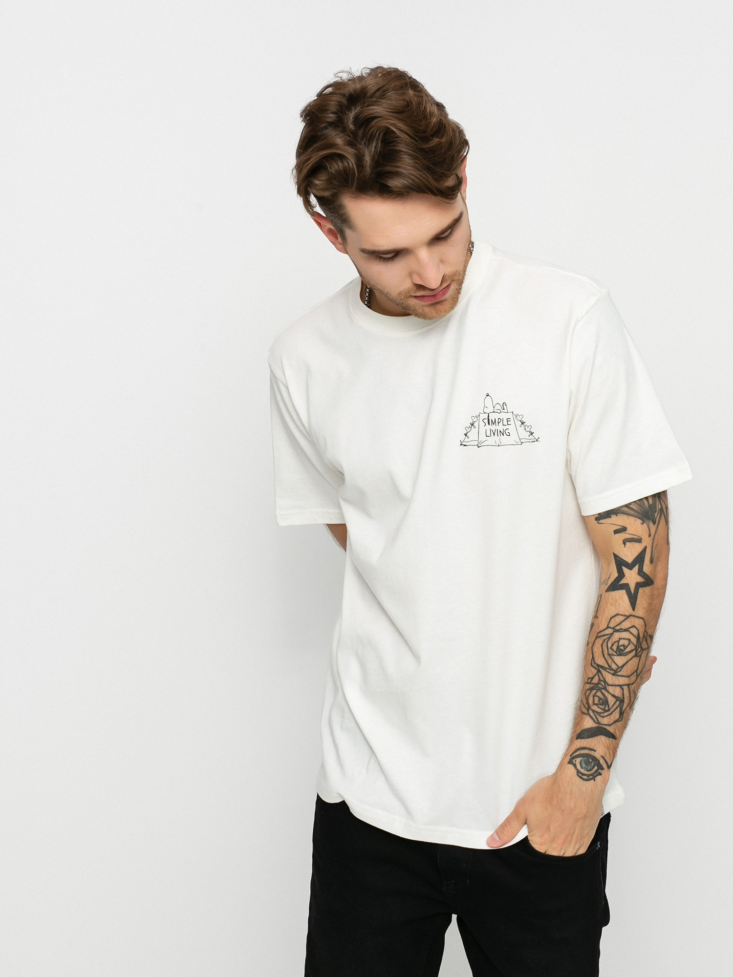 T-shirt Element Peanuts Simple Livin (off white)