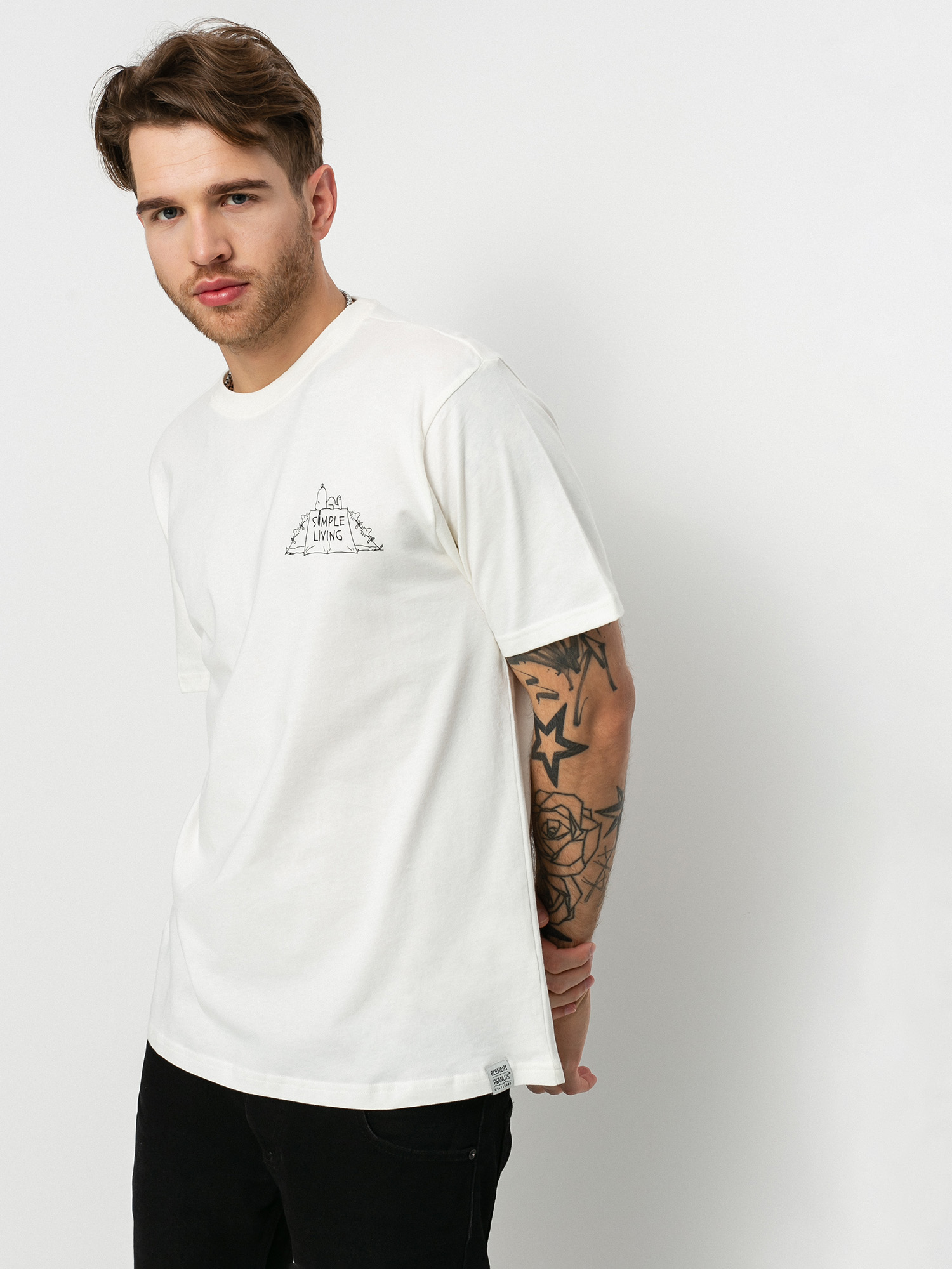 T-shirt Element Peanuts Simple Livin (off white)