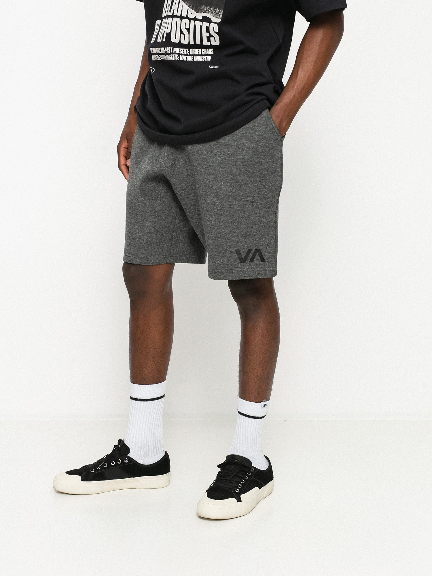 Szorty RVCA Sport Short IV (smokey grey htr)