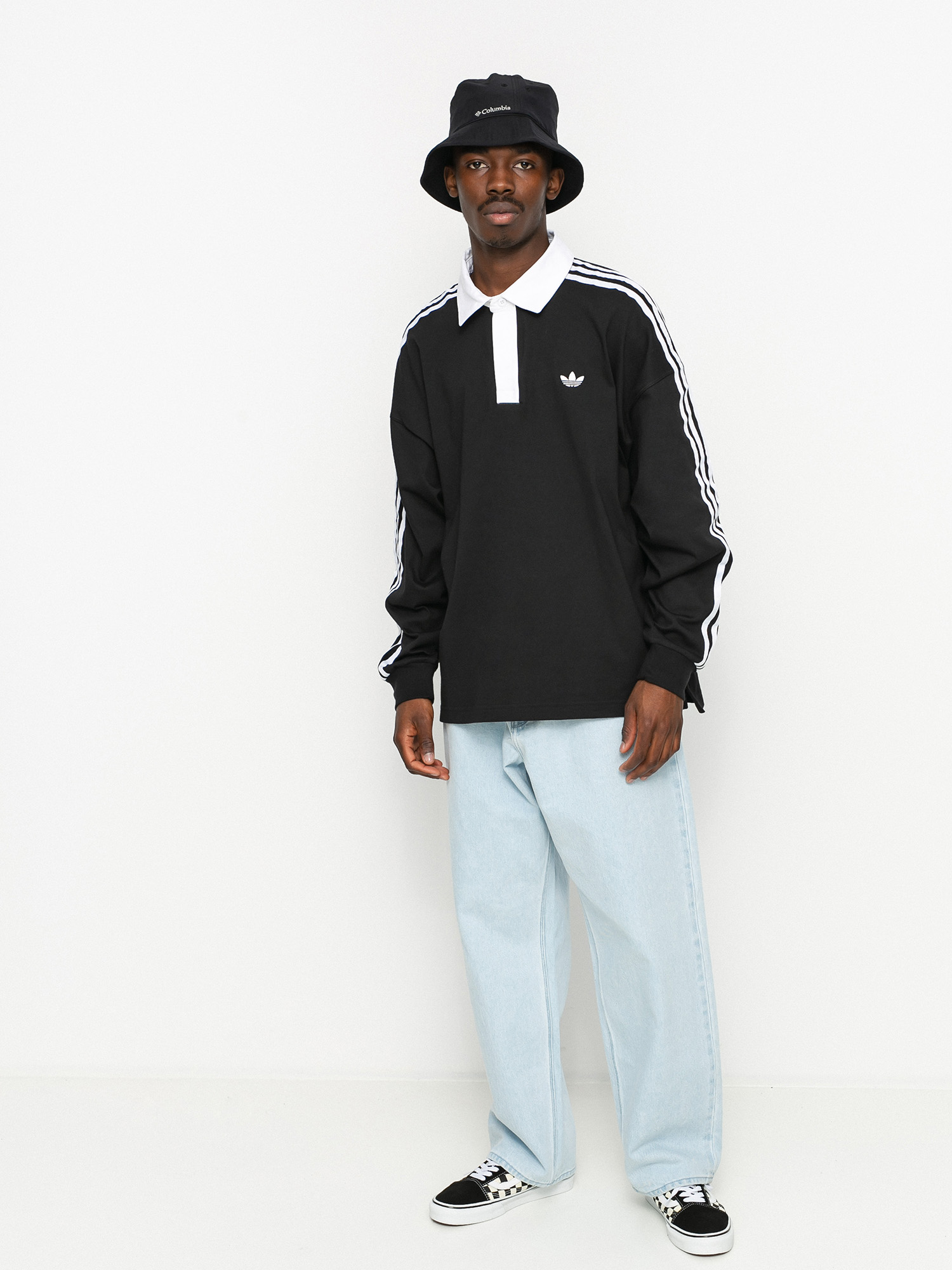 Longsleeve adidas Solid Rugby (black/white)