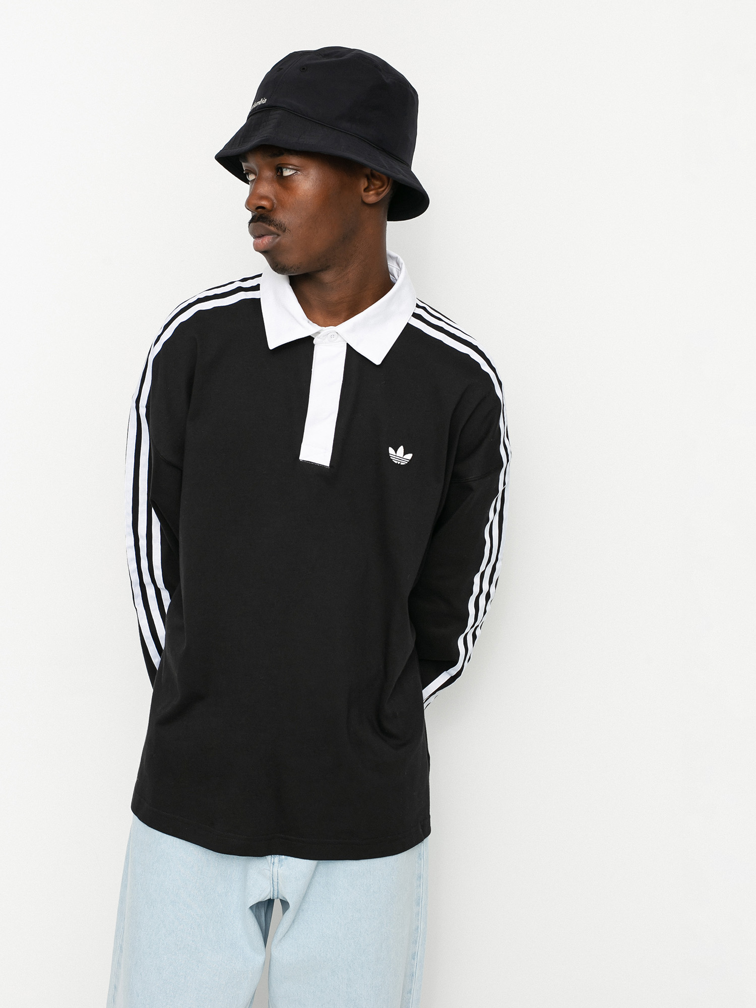 Longsleeve adidas Solid Rugby (black/white)