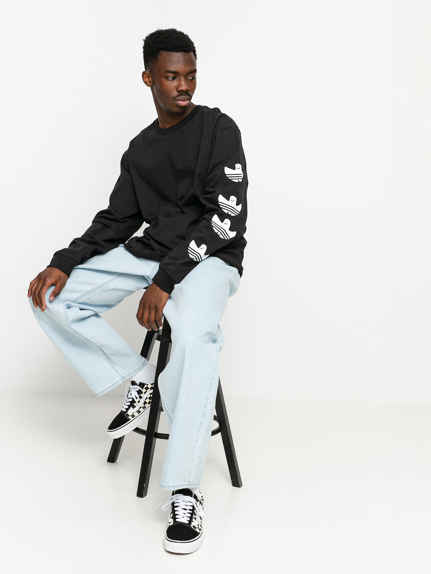 Longsleeve adidas G Shmoo (black/white)