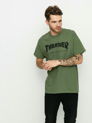 T-shirt Thrasher Skate Mag (military green)