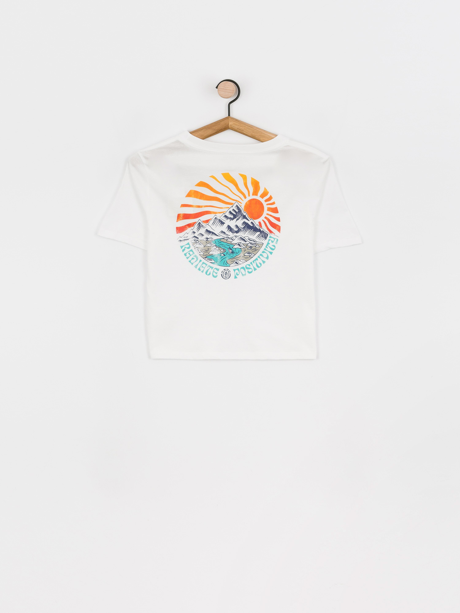 T-shirt Element Positivity Crop Wmn (optic white)