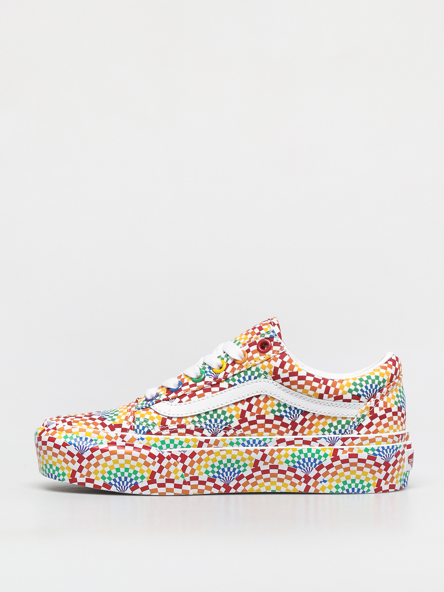 Buty Vans Old Skool Platform (pride multi/true white)