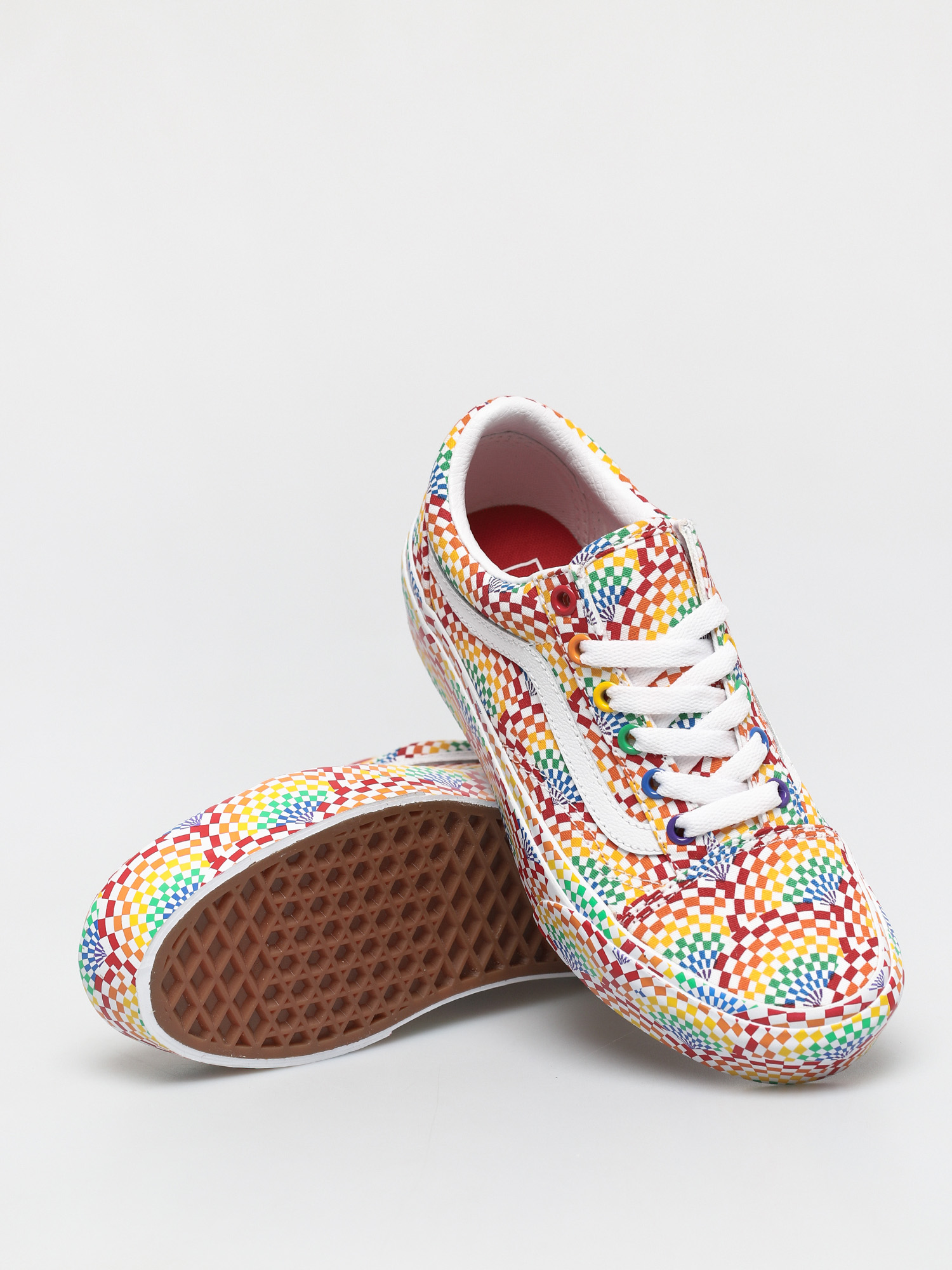 Buty Vans Old Skool Platform (pride multi/true white)