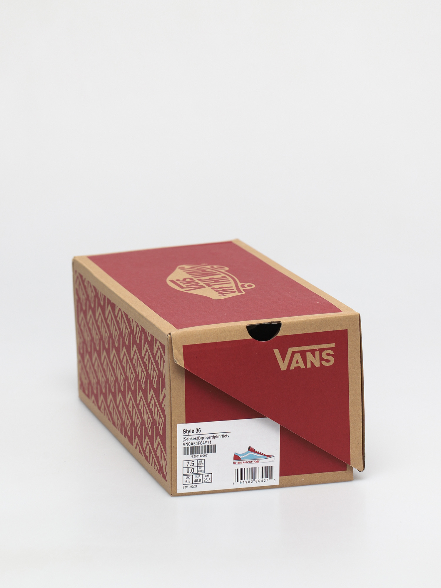 Buty Vans Style 36 (se bikes big ripper/red/plume/reflective)
