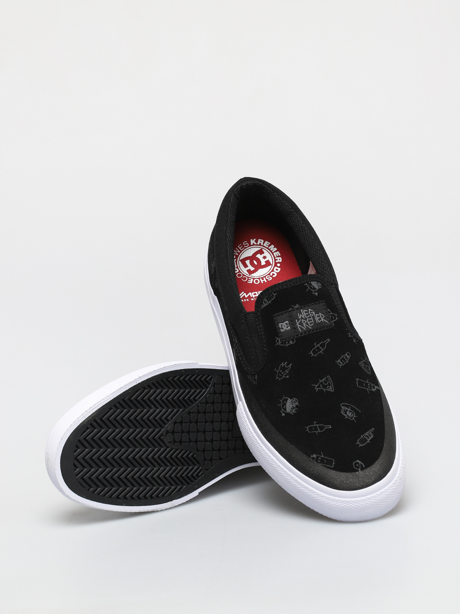 Buty DC Manual Slip On S Wes (black/black/grey)