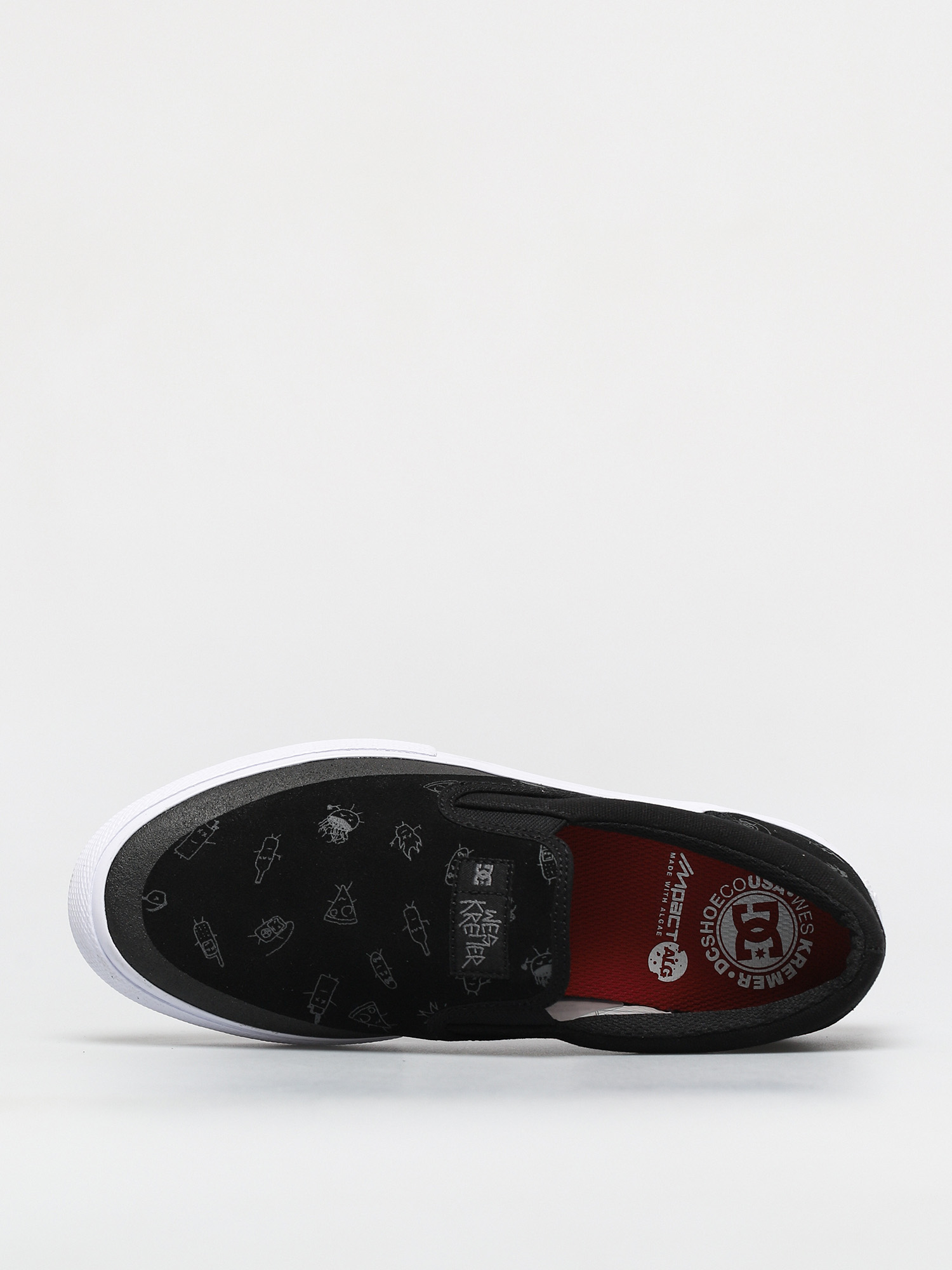Buty DC Manual Slip On S Wes (black/black/grey)