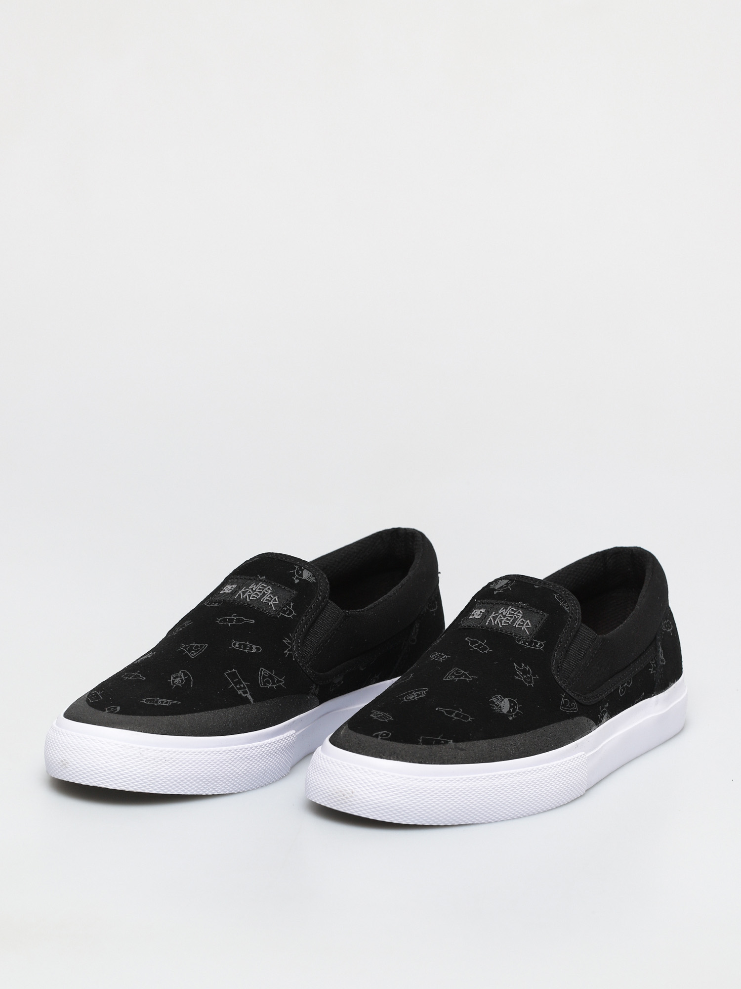 Buty DC Manual Slip On S Wes (black/black/grey)