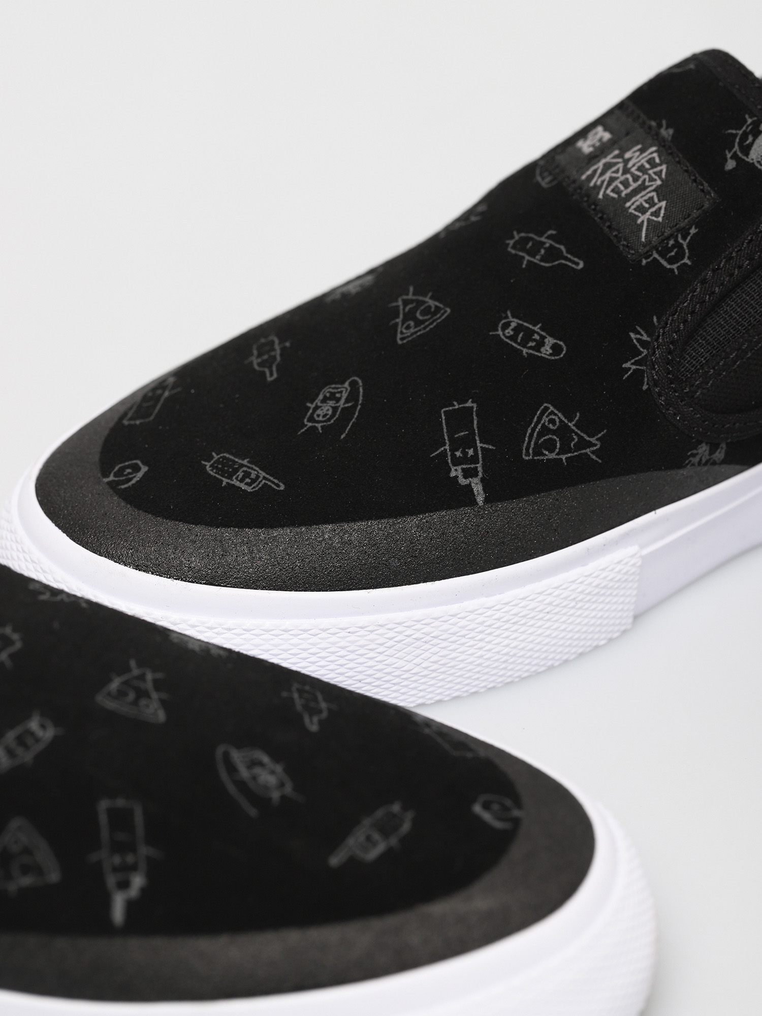 Buty DC Manual Slip On S Wes (black/black/grey)