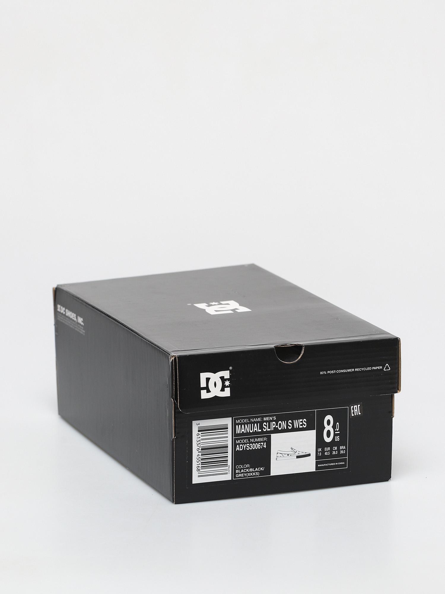 Buty DC Manual Slip On S Wes (black/black/grey)