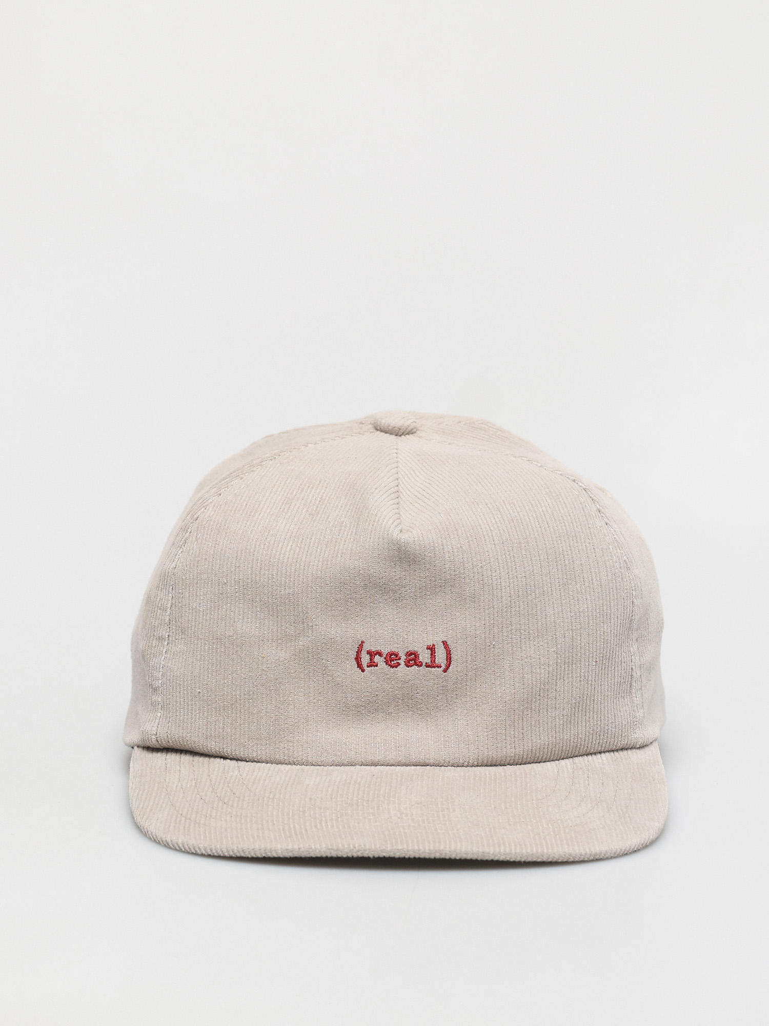 Czapka z daszkiem Real Lower Snapback (light grey/red)