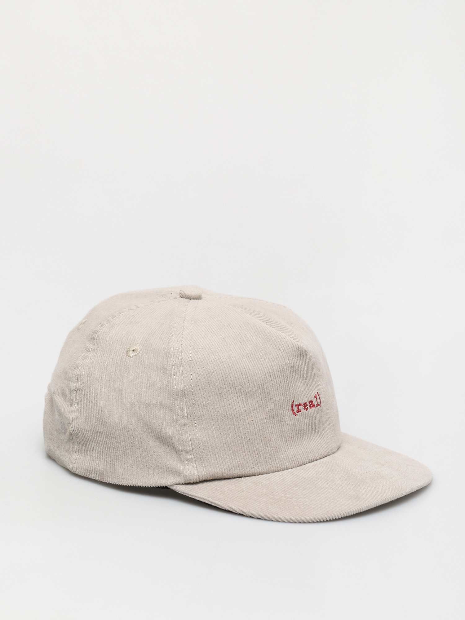 Czapka z daszkiem Real Lower Snapback (light grey/red)
