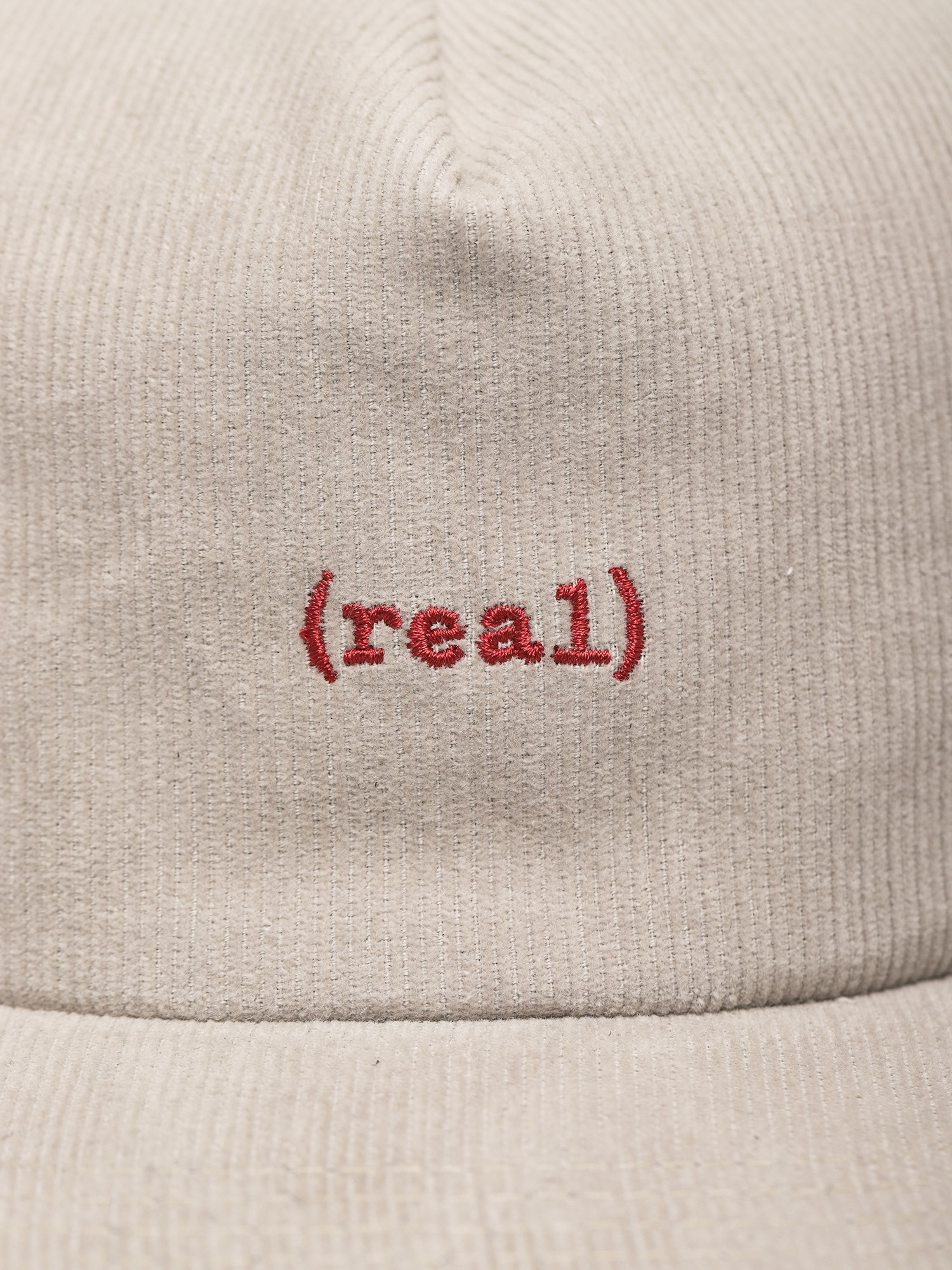 Czapka z daszkiem Real Lower Snapback (light grey/red)
