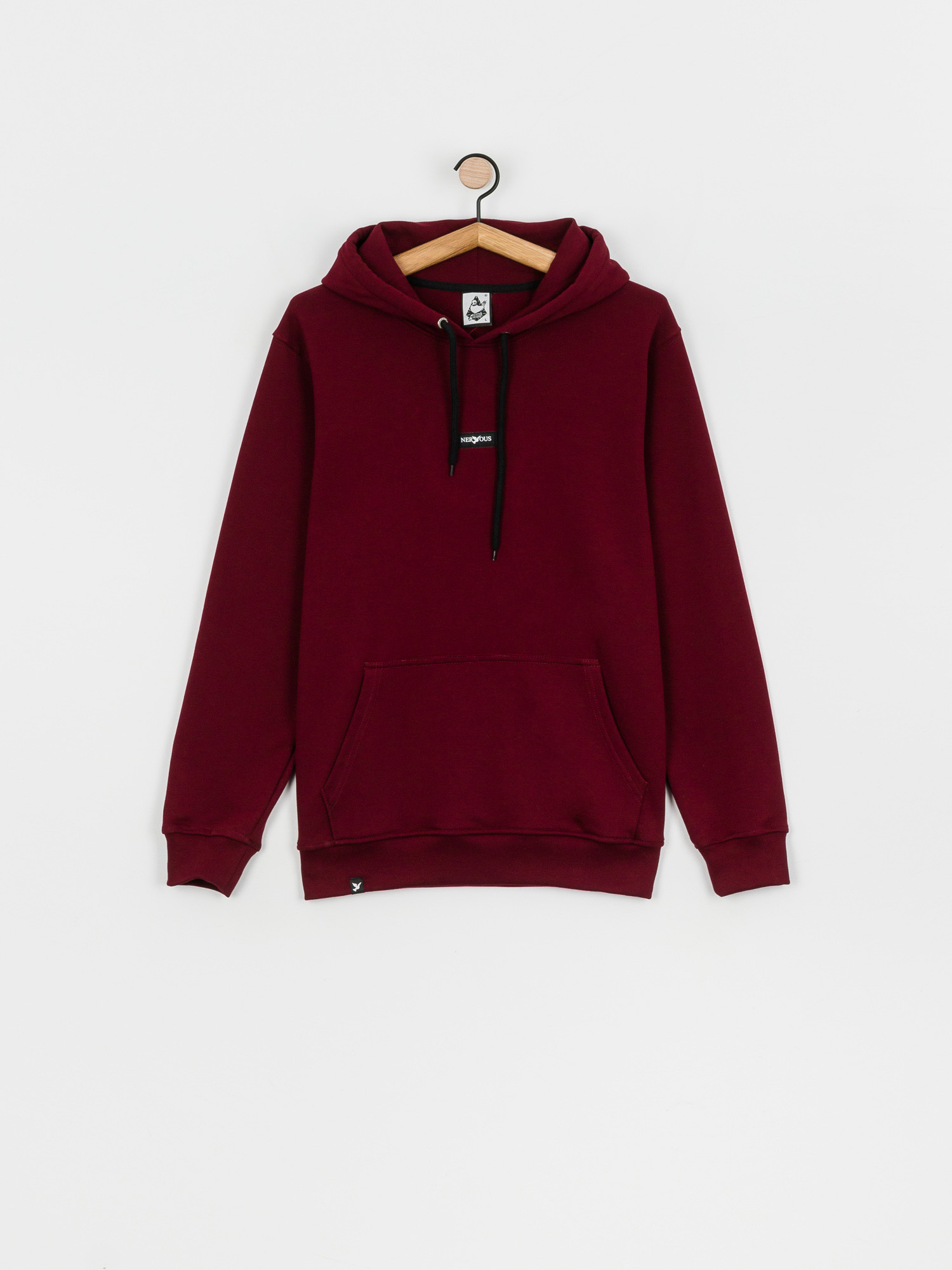 Bluza z kapturem Nervous Classic Small HD (maroon)