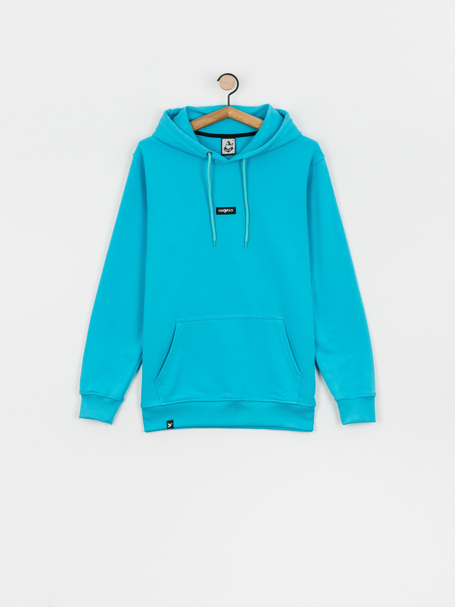 Bluza z kapturem Nervous Classic Small HD (aqua)