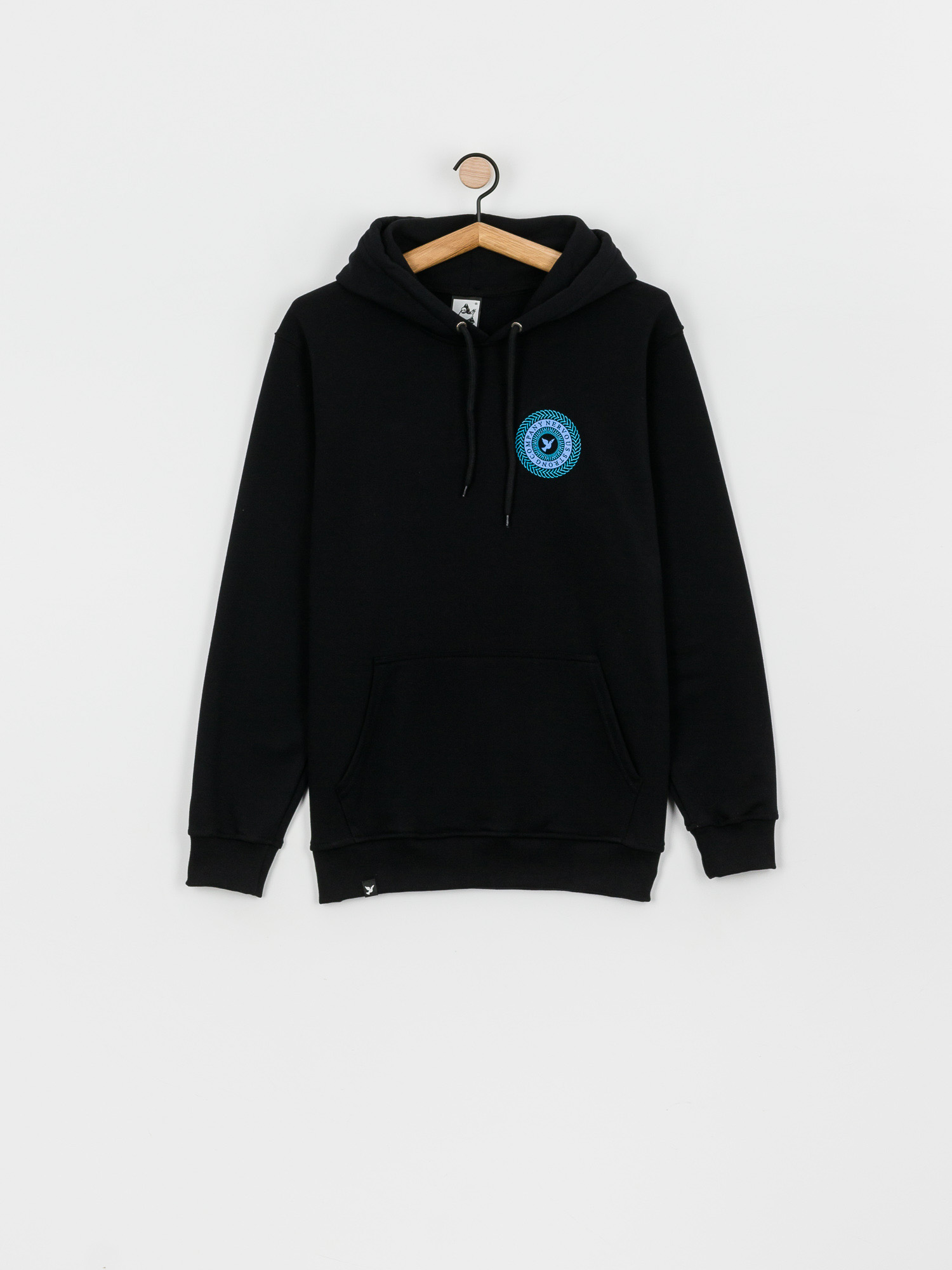 Bluza z kapturem Nervous Swirl HD (black)