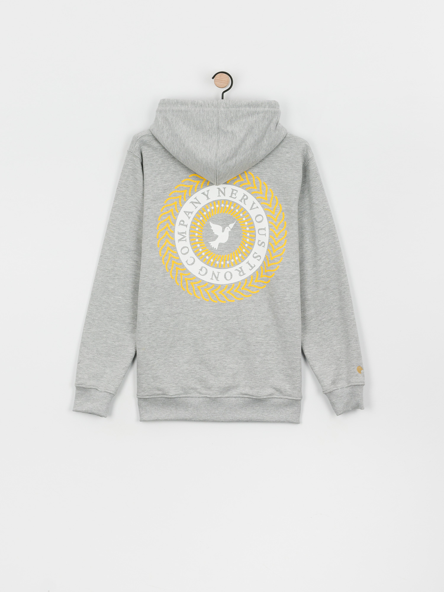 Bluza z kapturem Nervous Swirl HD (grey)