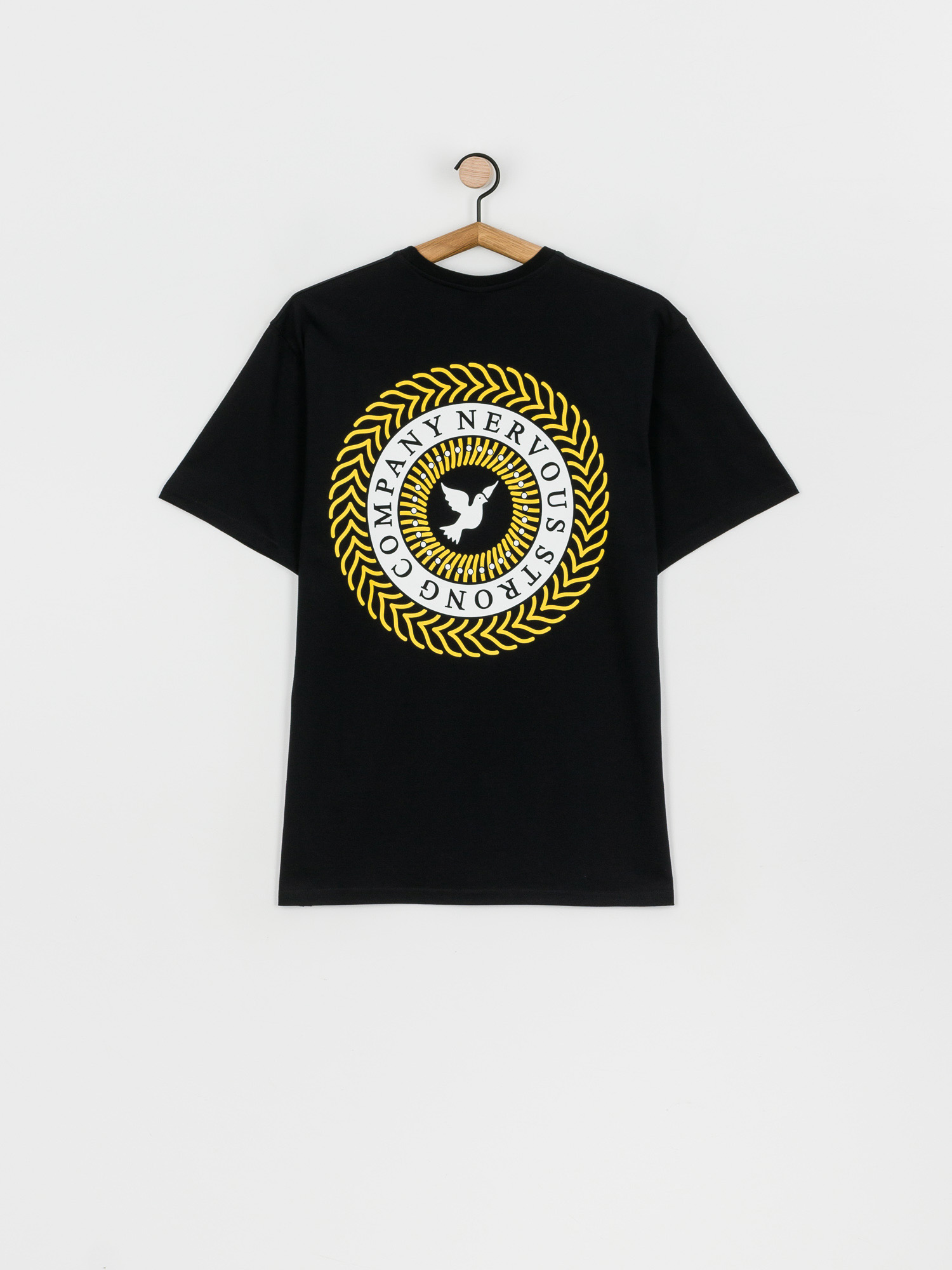 T-shirt Nervous Swirl (black)
