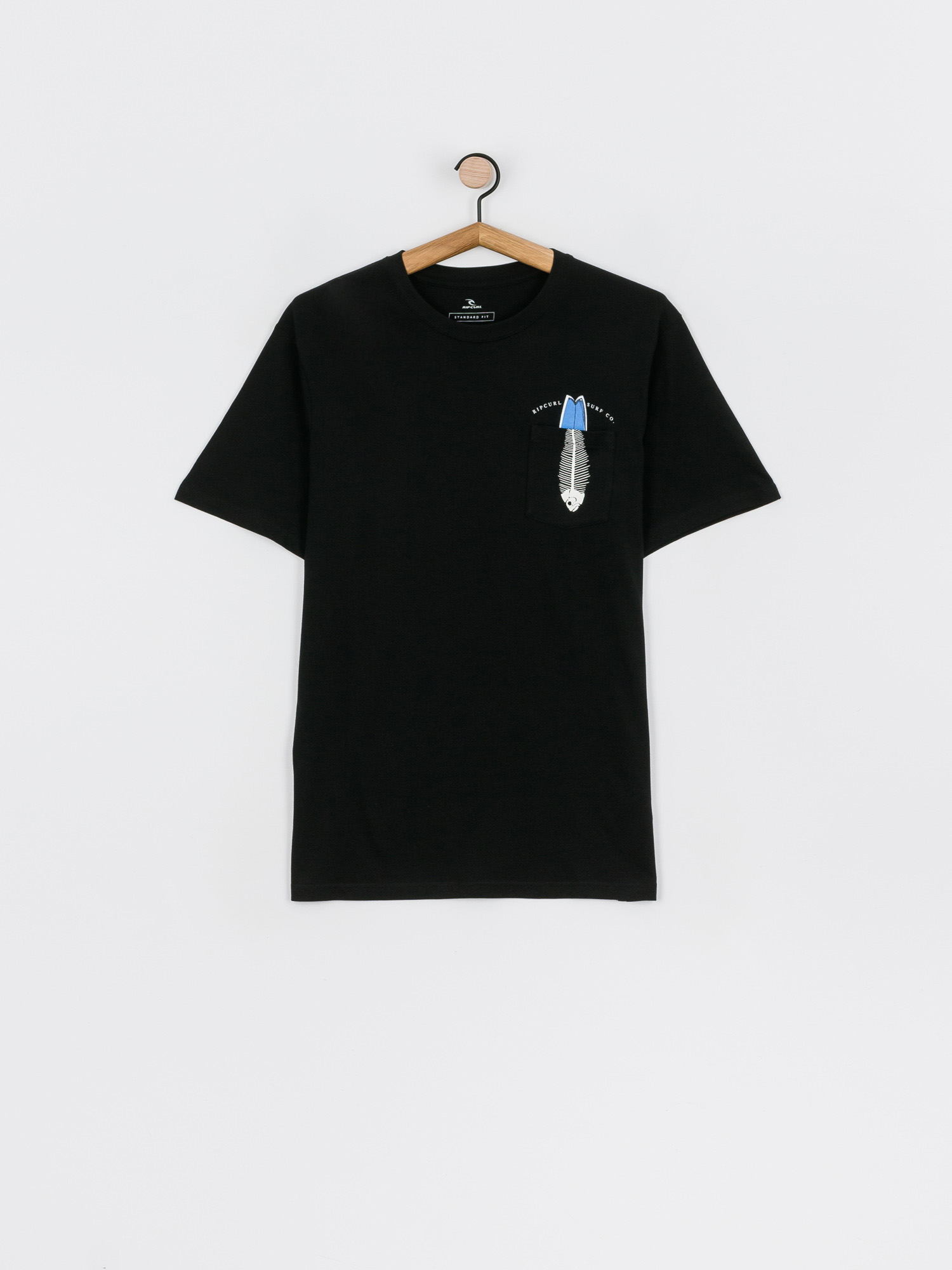 T-shirt Rip Curl In Da Pocket (black)