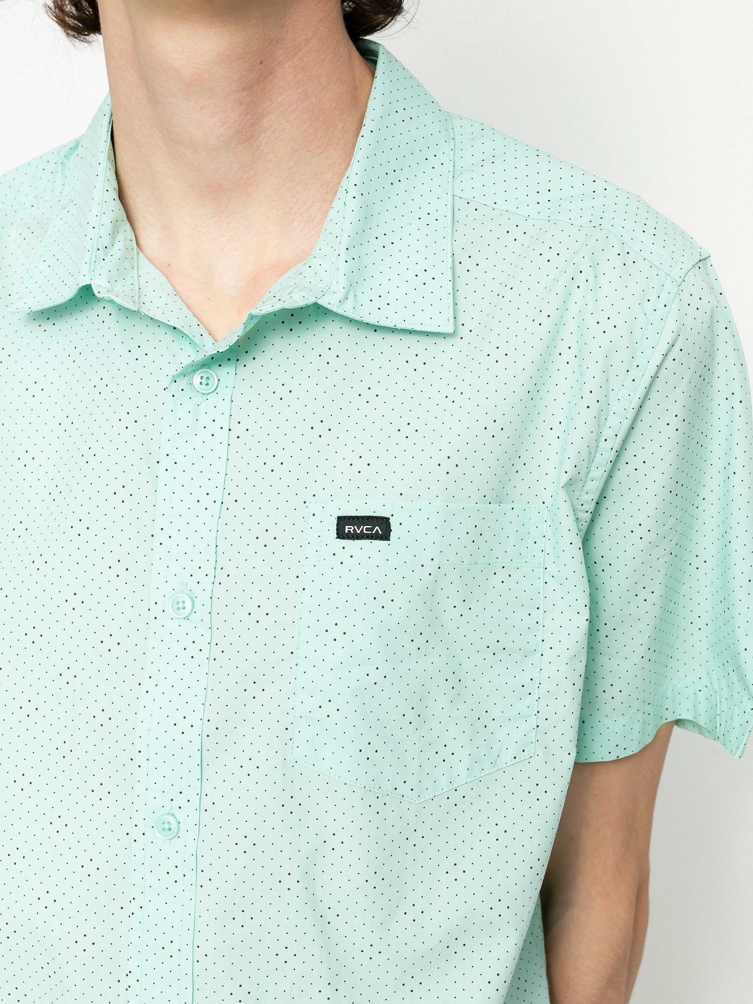 Koszula RVCA Carlo Dot (ice blue)