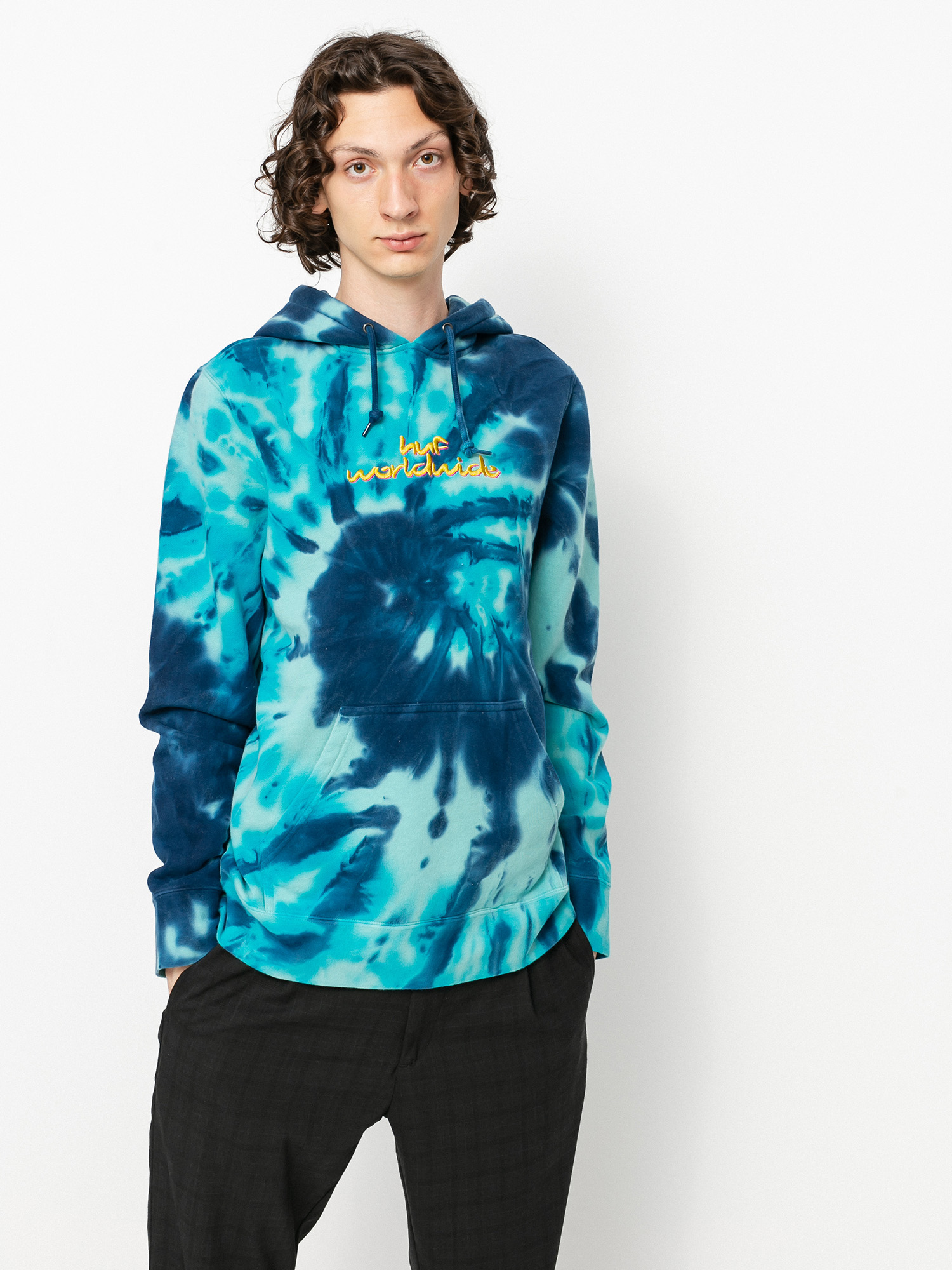 Bluza z kapturem HUF Chemistry HD (navy blazer)