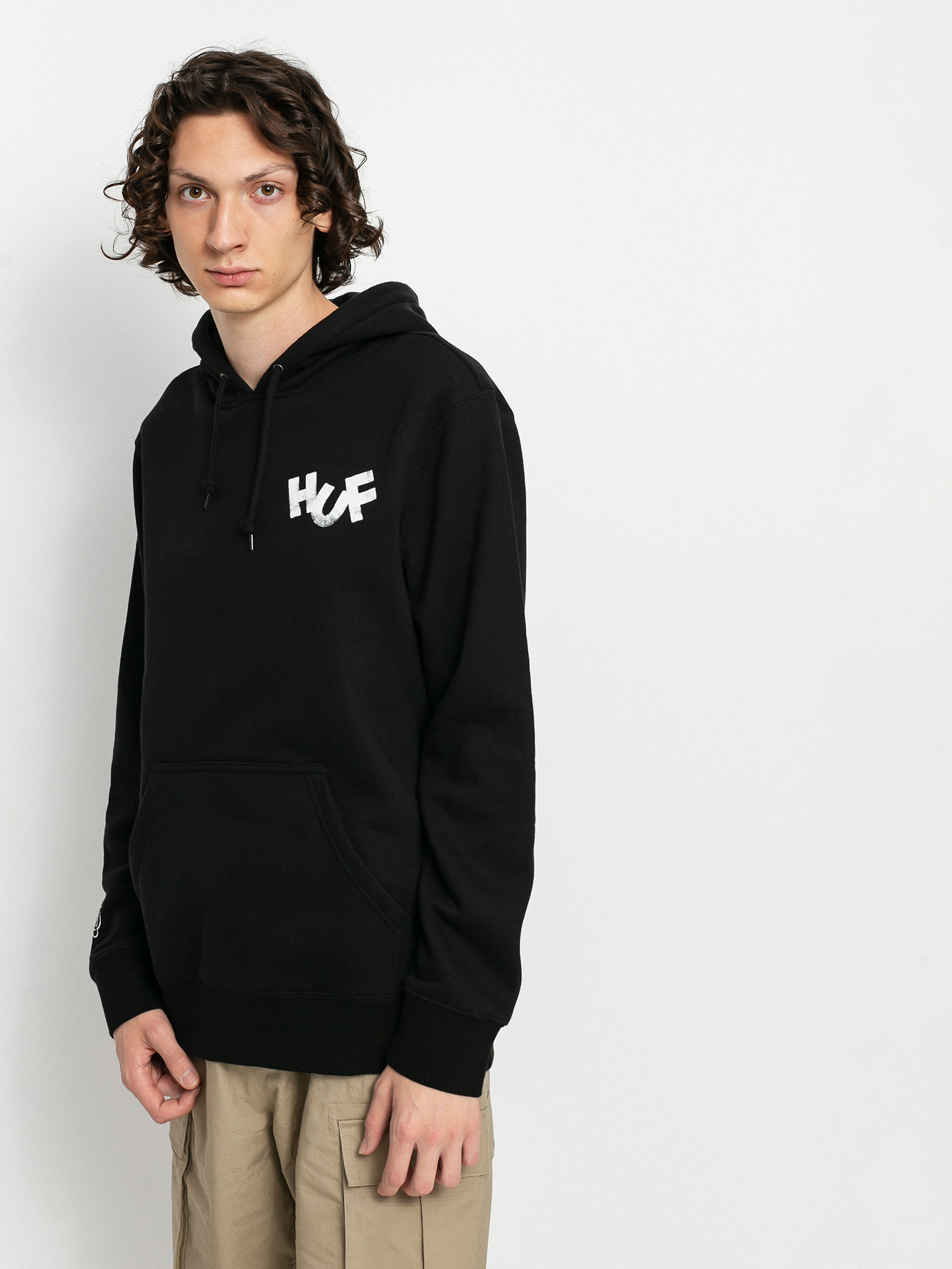 Bluza z kapturem HUF Haze Brush HD (black)
