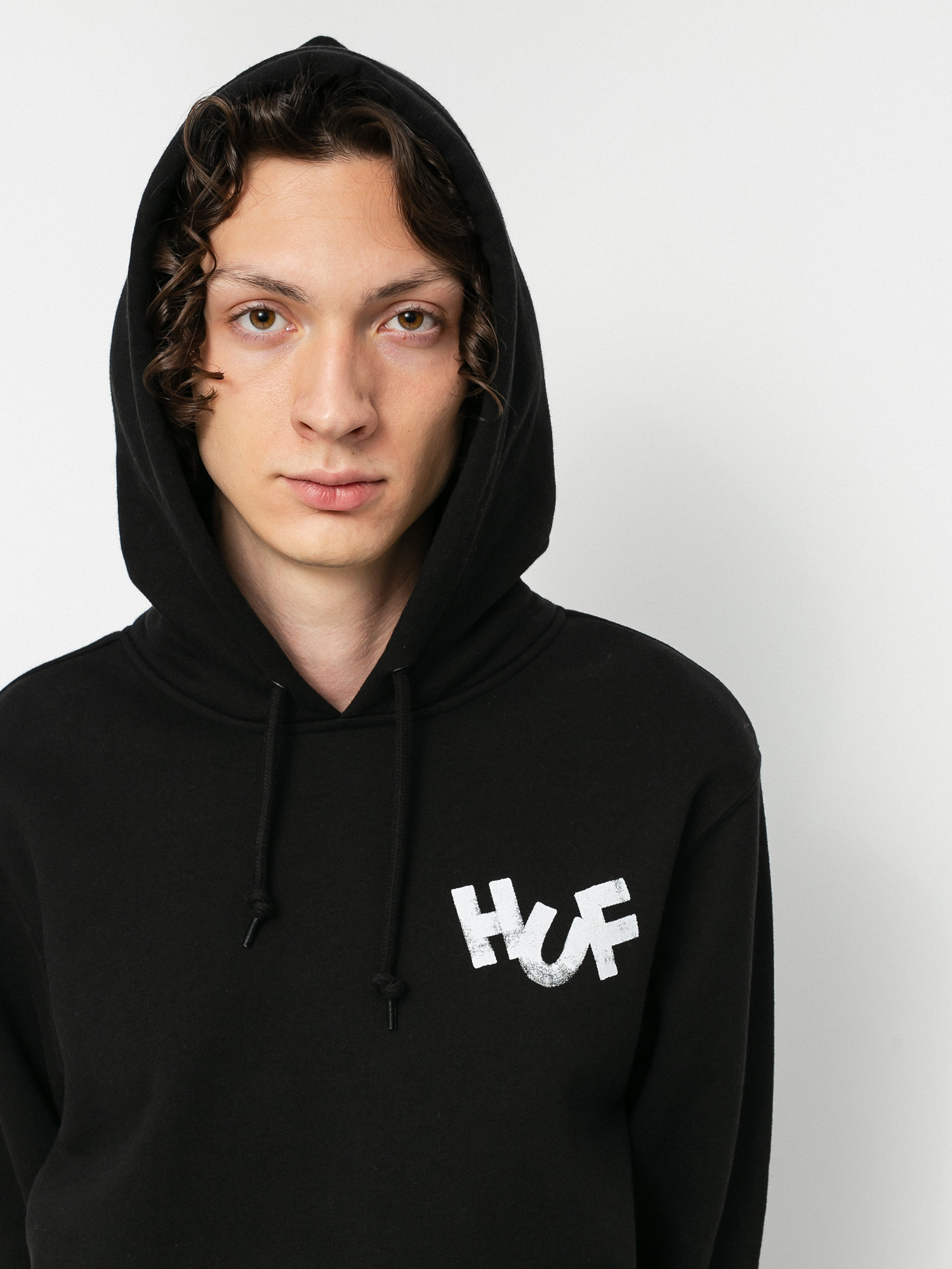Bluza z kapturem HUF Haze Brush HD (black)