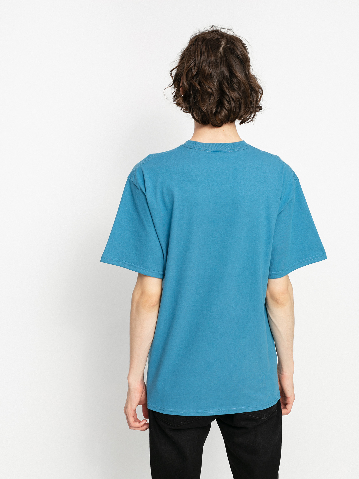 T-shirt HUF Essentials Og Logo (columbia blue)