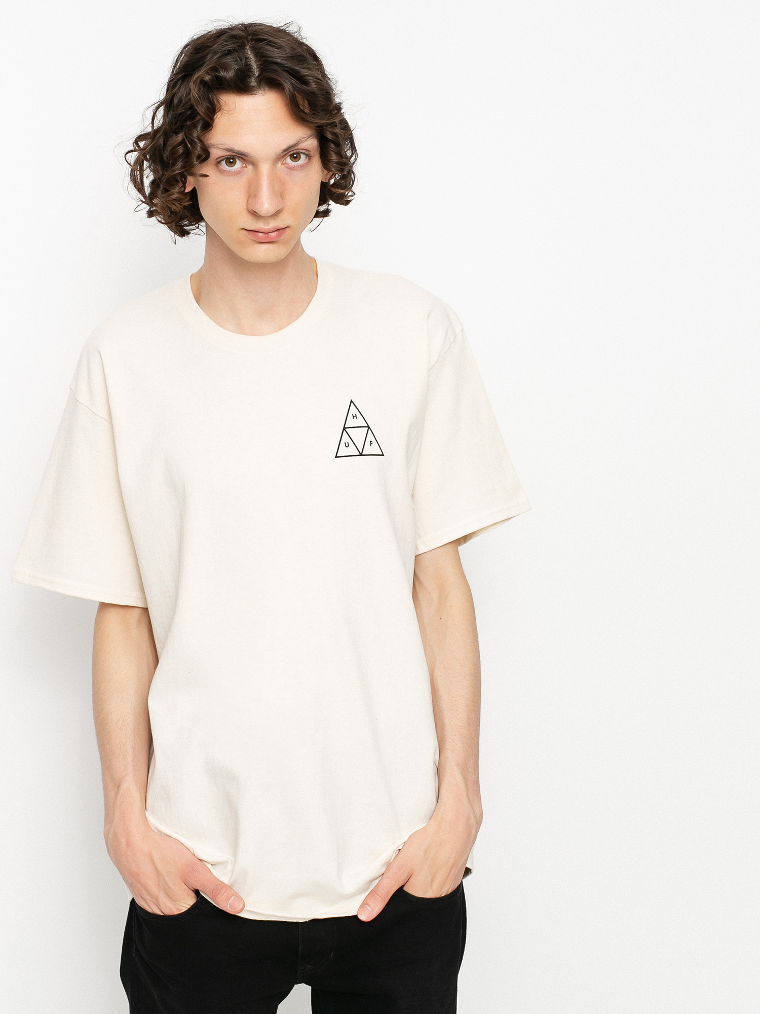 T-shirt HUF Essentials TT (natural)
