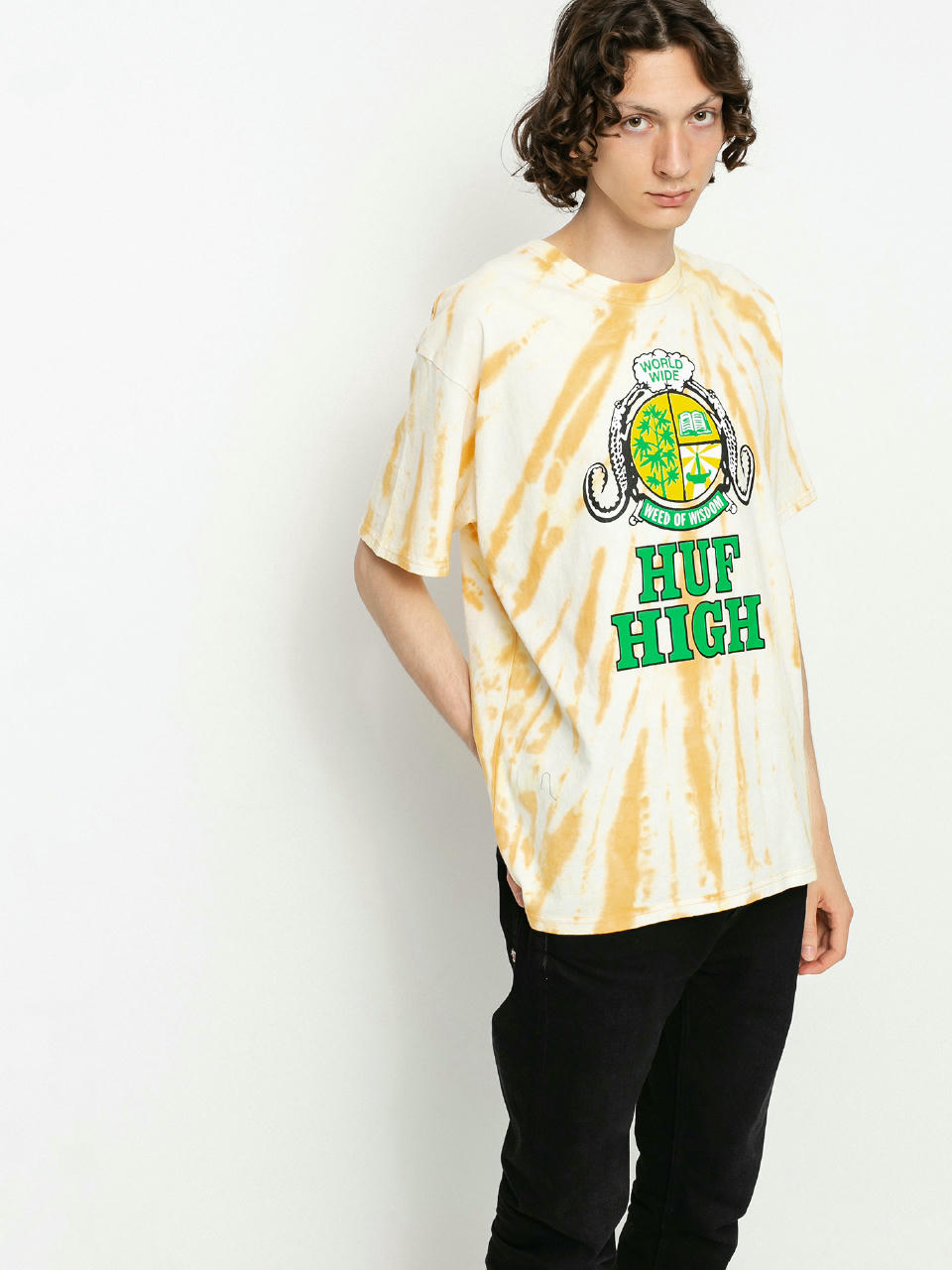 T-shirt HUF High (gold)