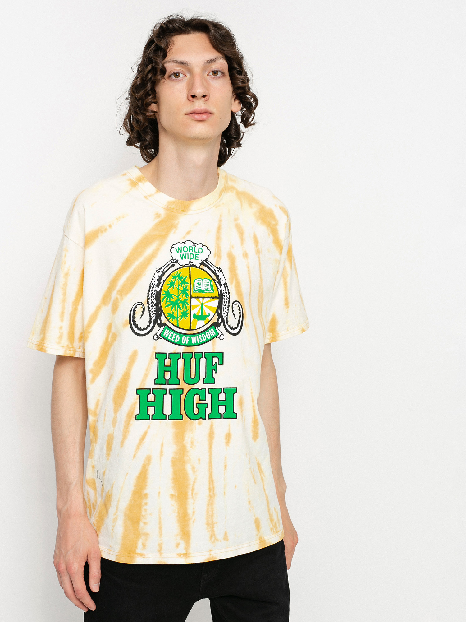 T-shirt HUF High (gold)